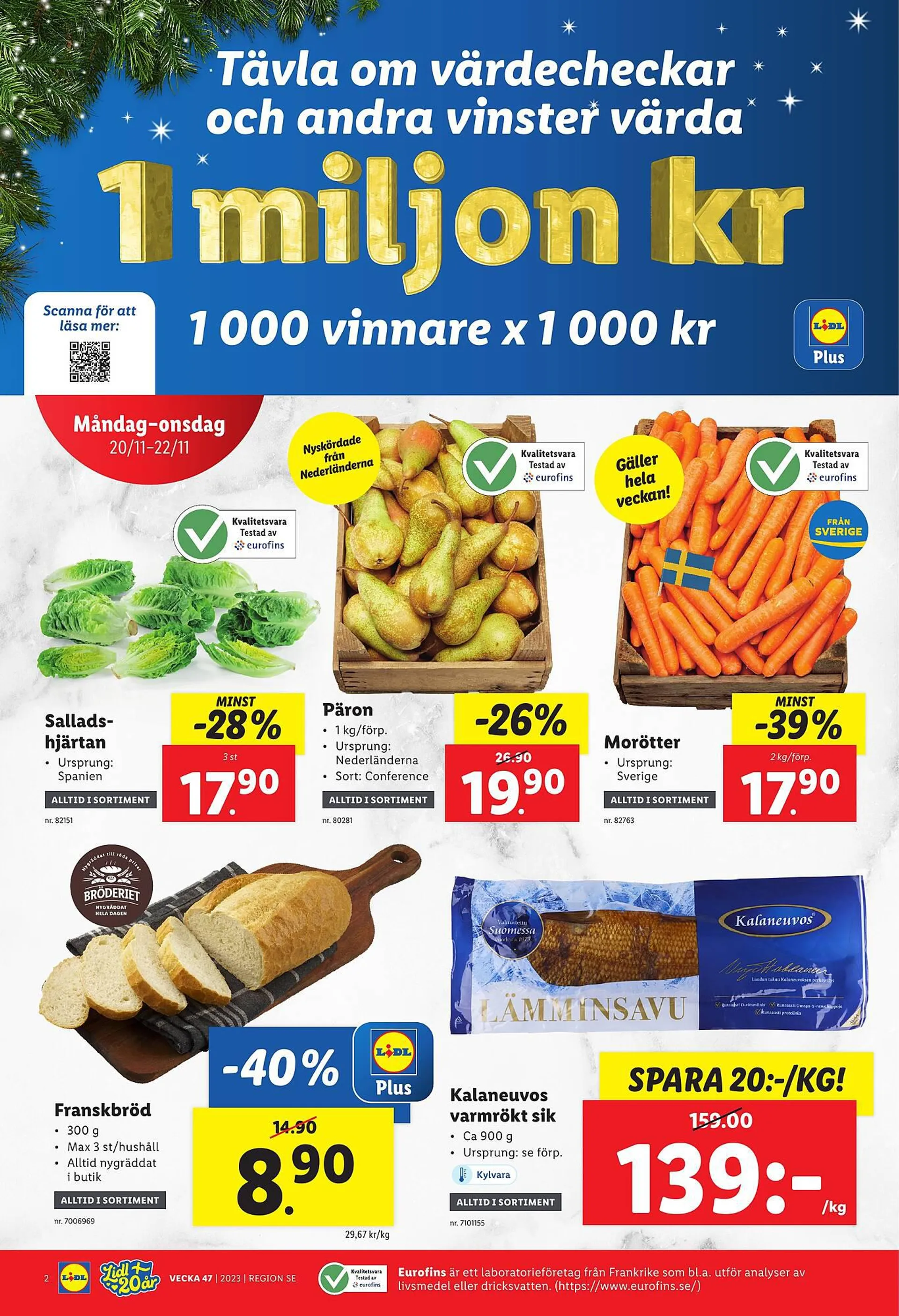 Lidl reklamblad från 20 november till 26 november 2023 - Reklamblad sidor 2