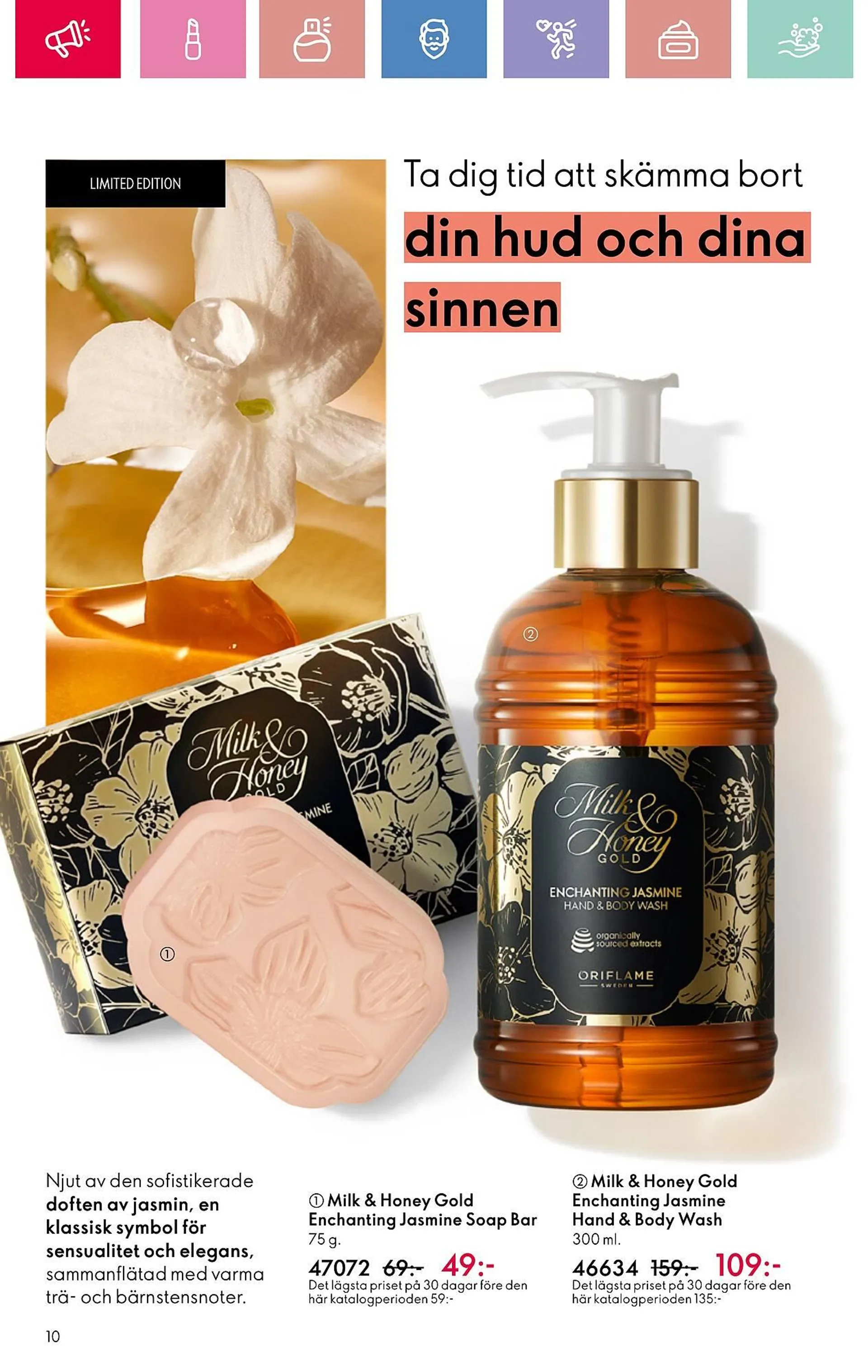 Oriflame reklamblad från 3 januari till 22 januari 2025 - Reklamblad sidor 10