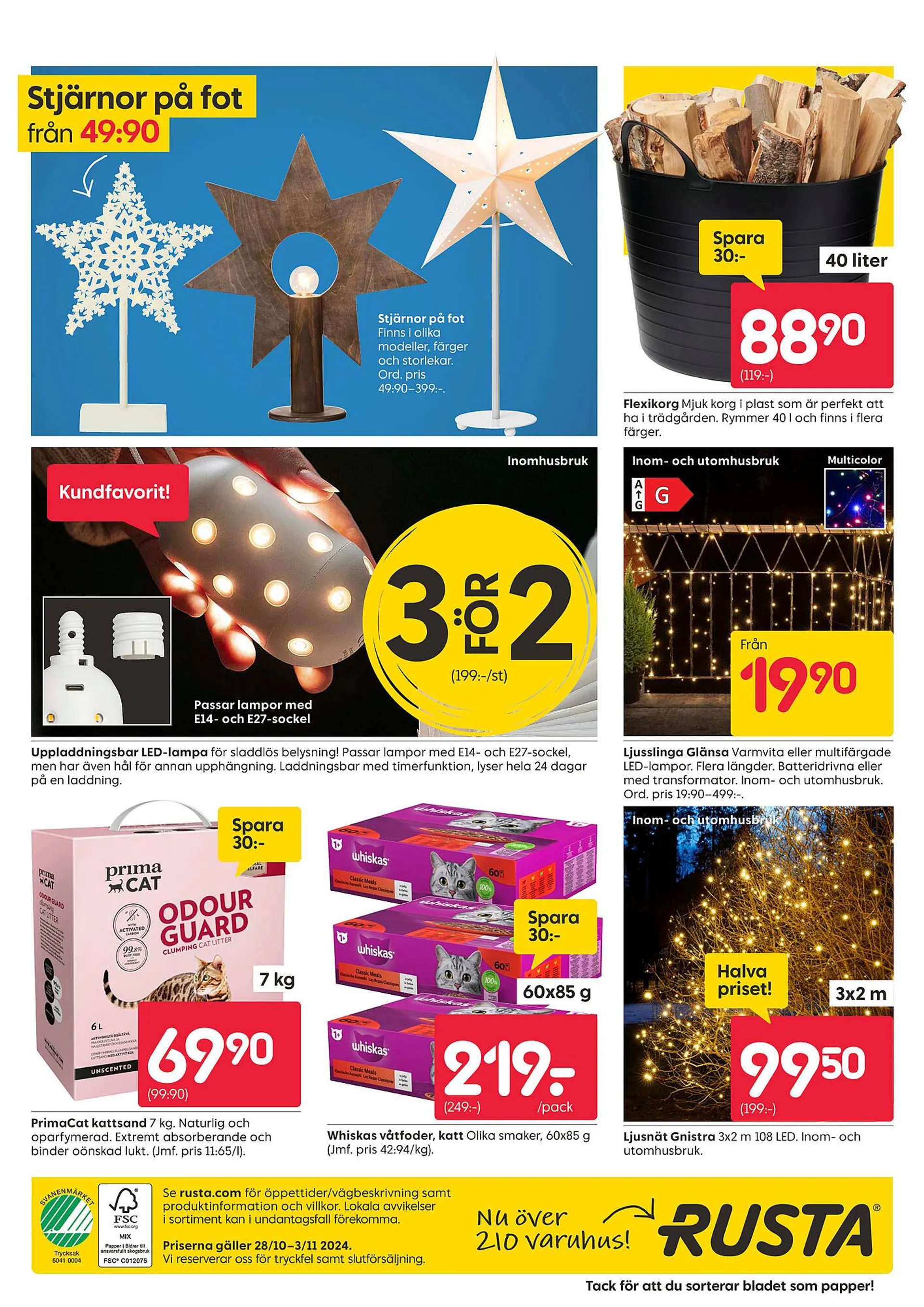 Rusta reklamblad från 28 oktober till 3 november 2024 - Reklamblad sidor 16