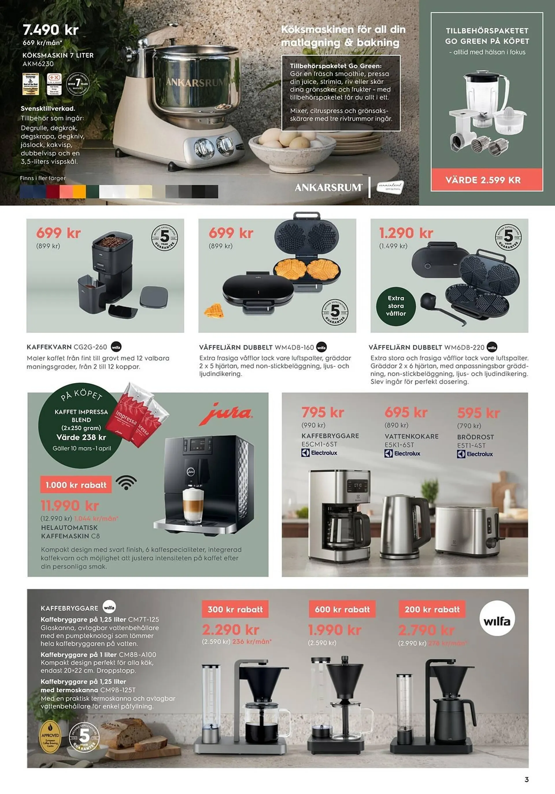 Electrolux Home reklamblad från 11 mars till 31 mars 2025 - Reklamblad sidor 3