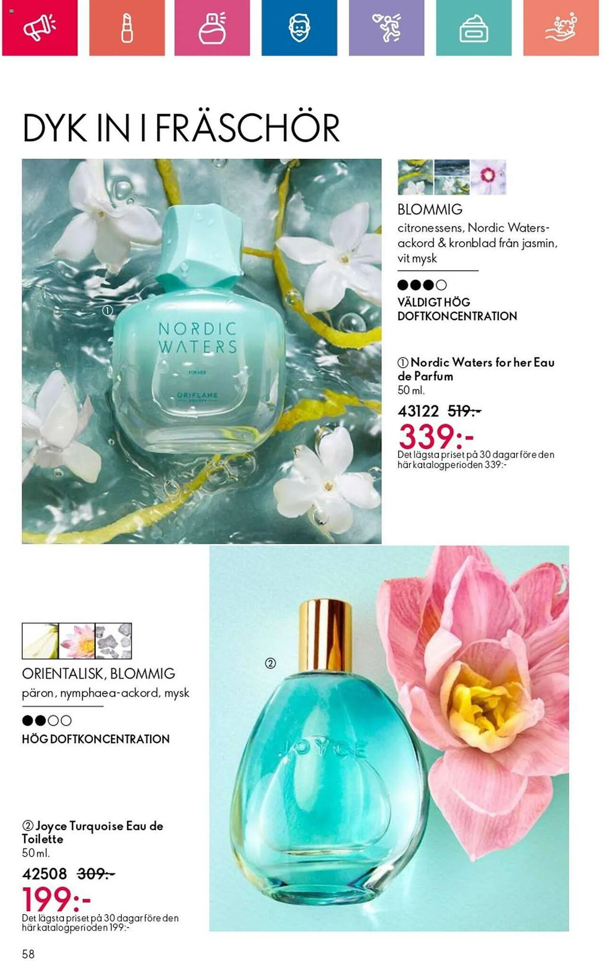 Oriflame reklamblad från 24 oktober till 13 november 2024 - Reklamblad sidor 58