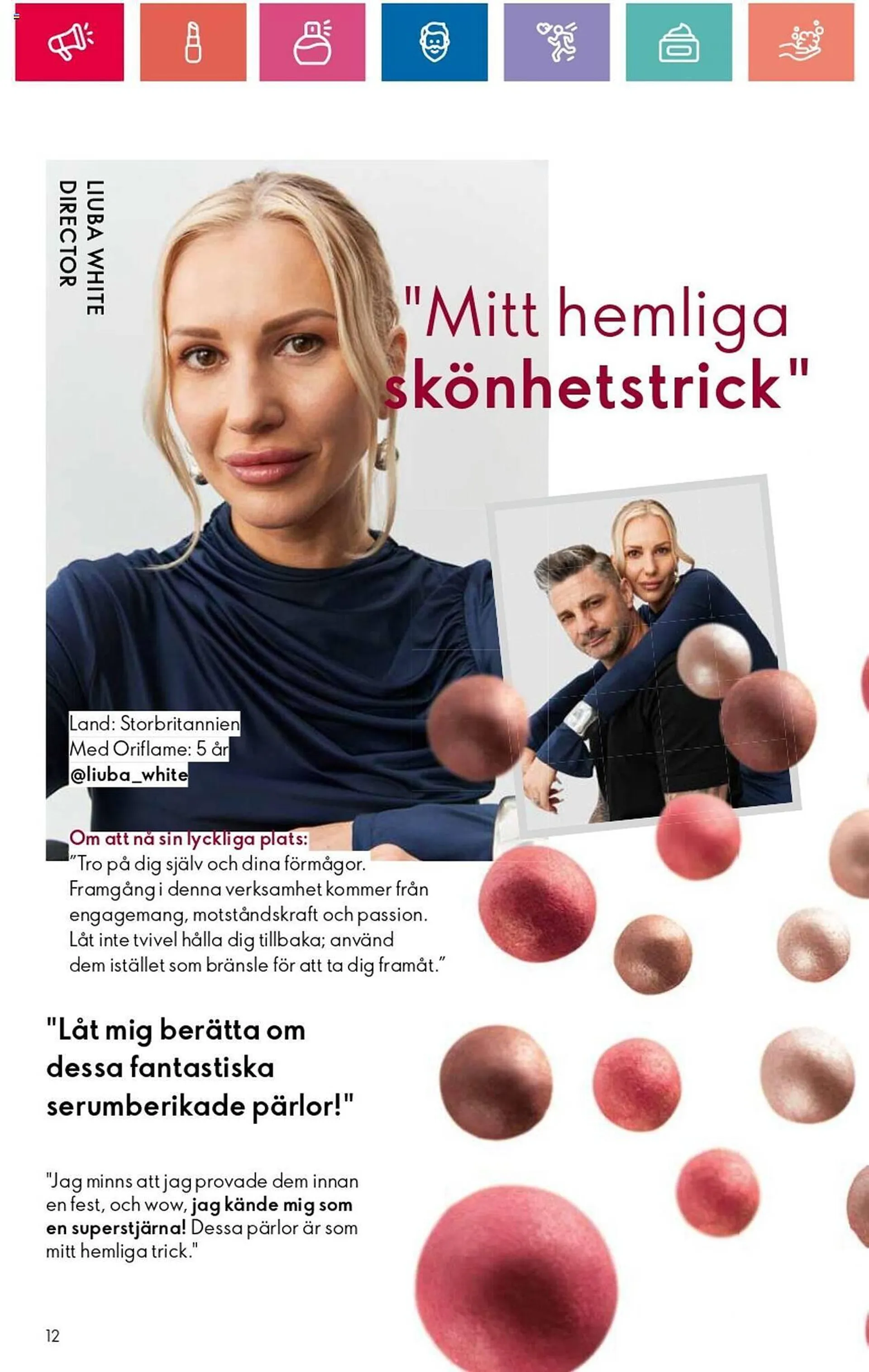 Oriflame reklamblad från 3 oktober till 23 oktober 2024 - Reklamblad sidor 12