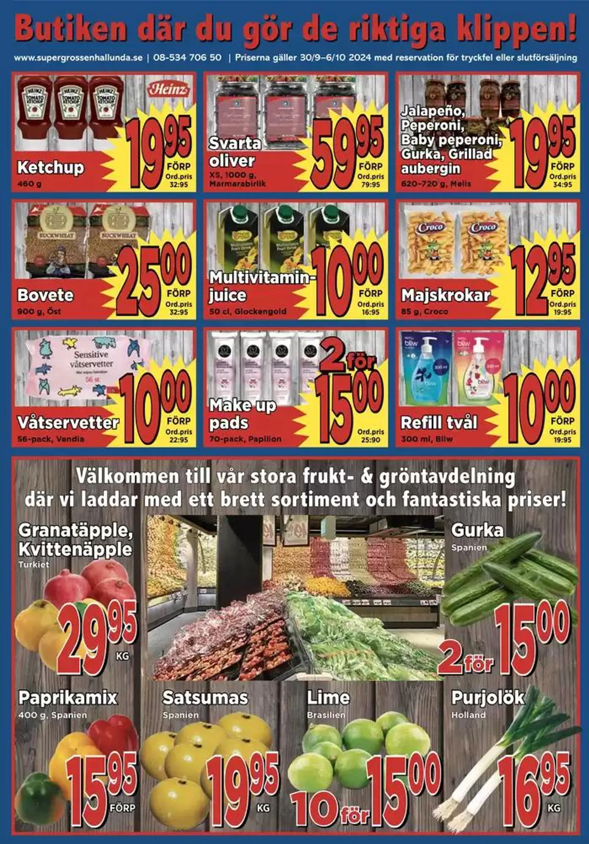 Veckans erbjudande! från 30 september till 14 oktober 2024 - Reklamblad sidor 4