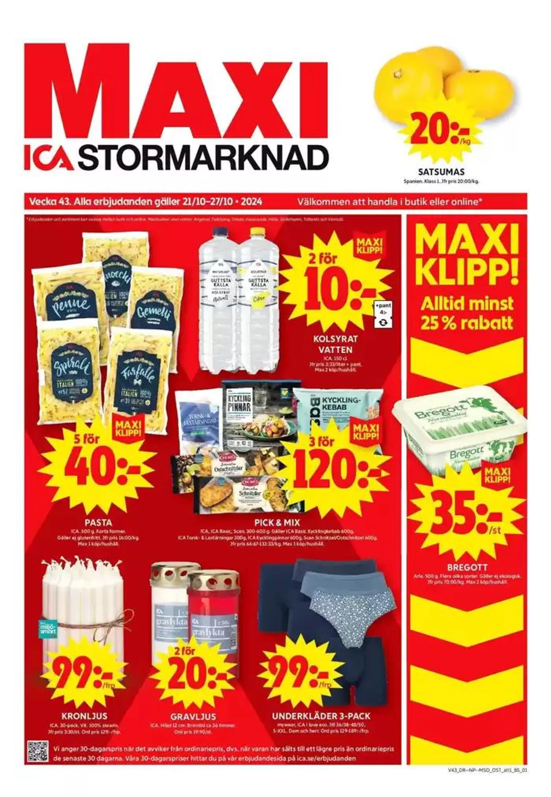 Våra bästa erbjudanden för dig från 20 oktober till 3 november 2024 - Reklamblad sidor 1