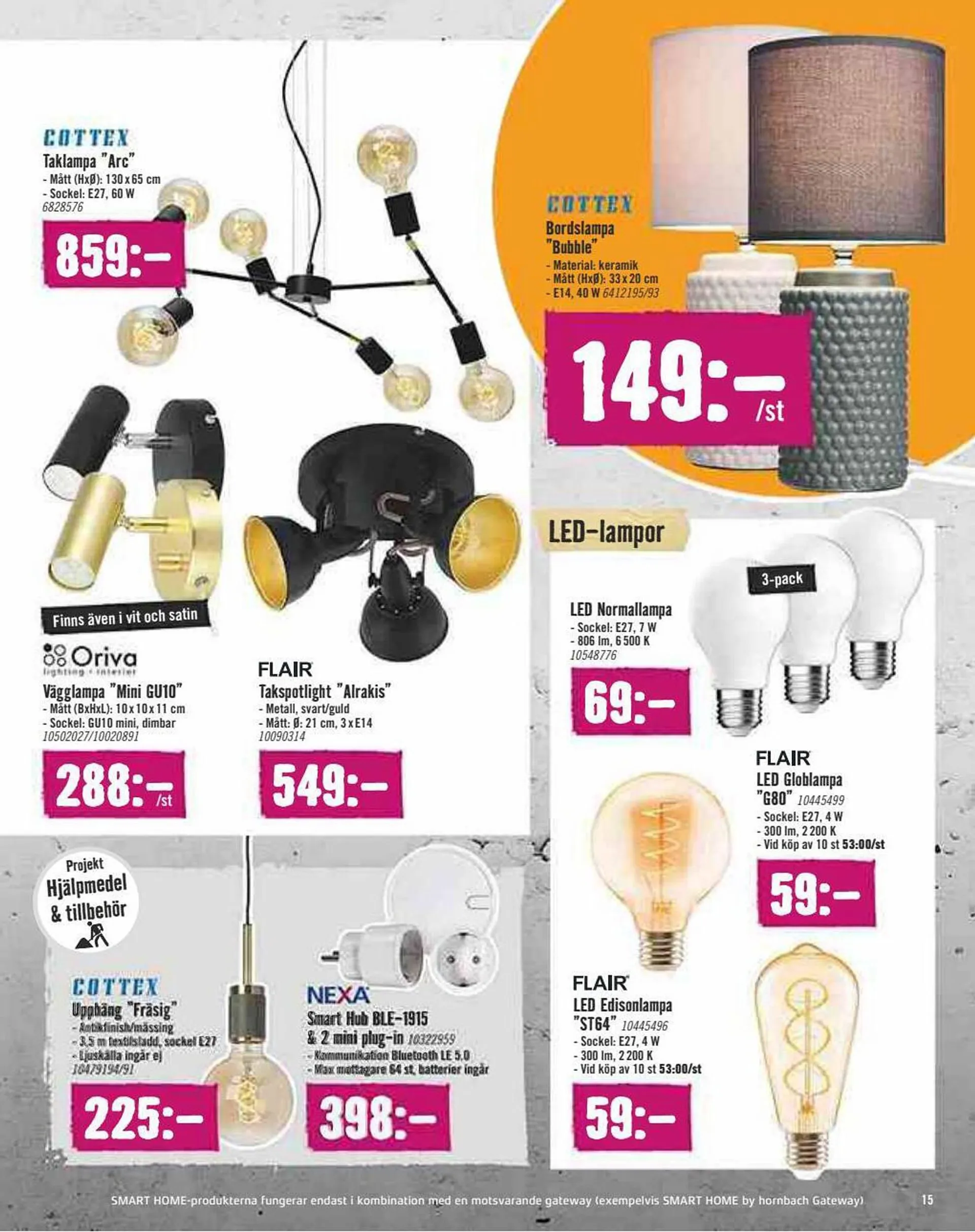 Hornbach reklamblad från 1 september till 27 september 2023 - Reklamblad sidor 15