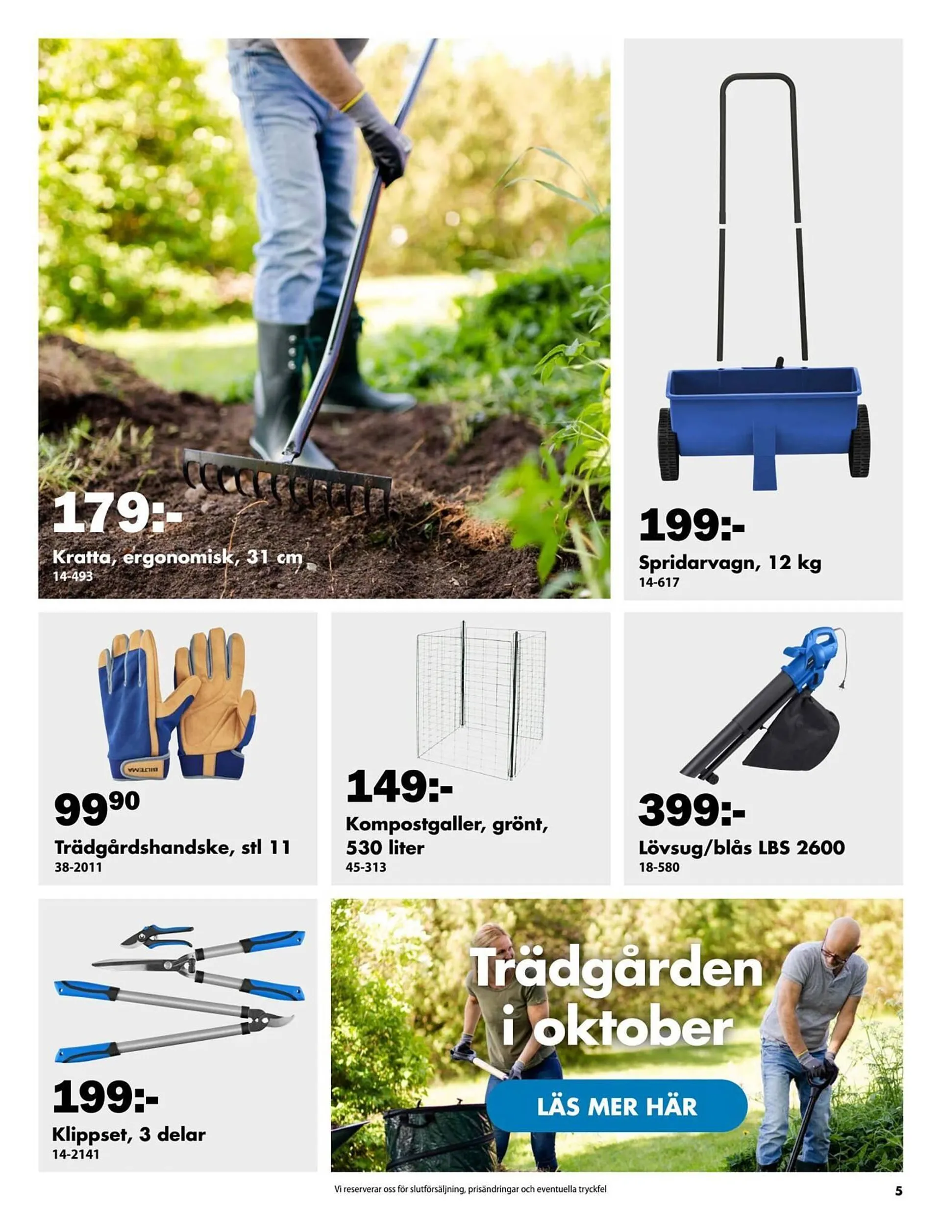 Biltema reklamblad från 24 september till 20 oktober 2024 - Reklamblad sidor 5