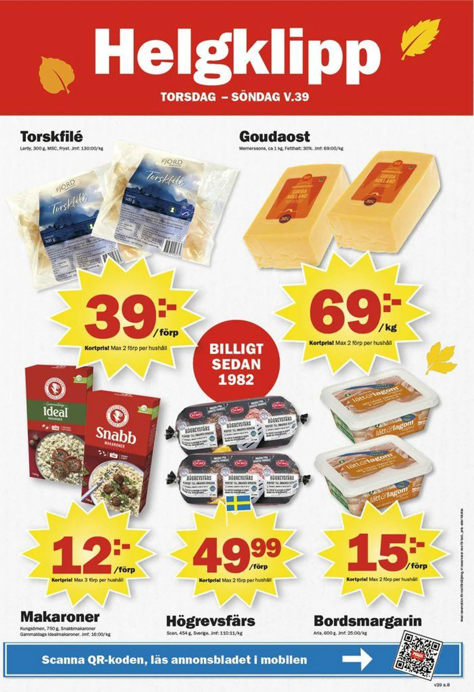 Pekås Veckans kampanjblad från 23 september till 7 oktober 2024 - Reklamblad sidor 8