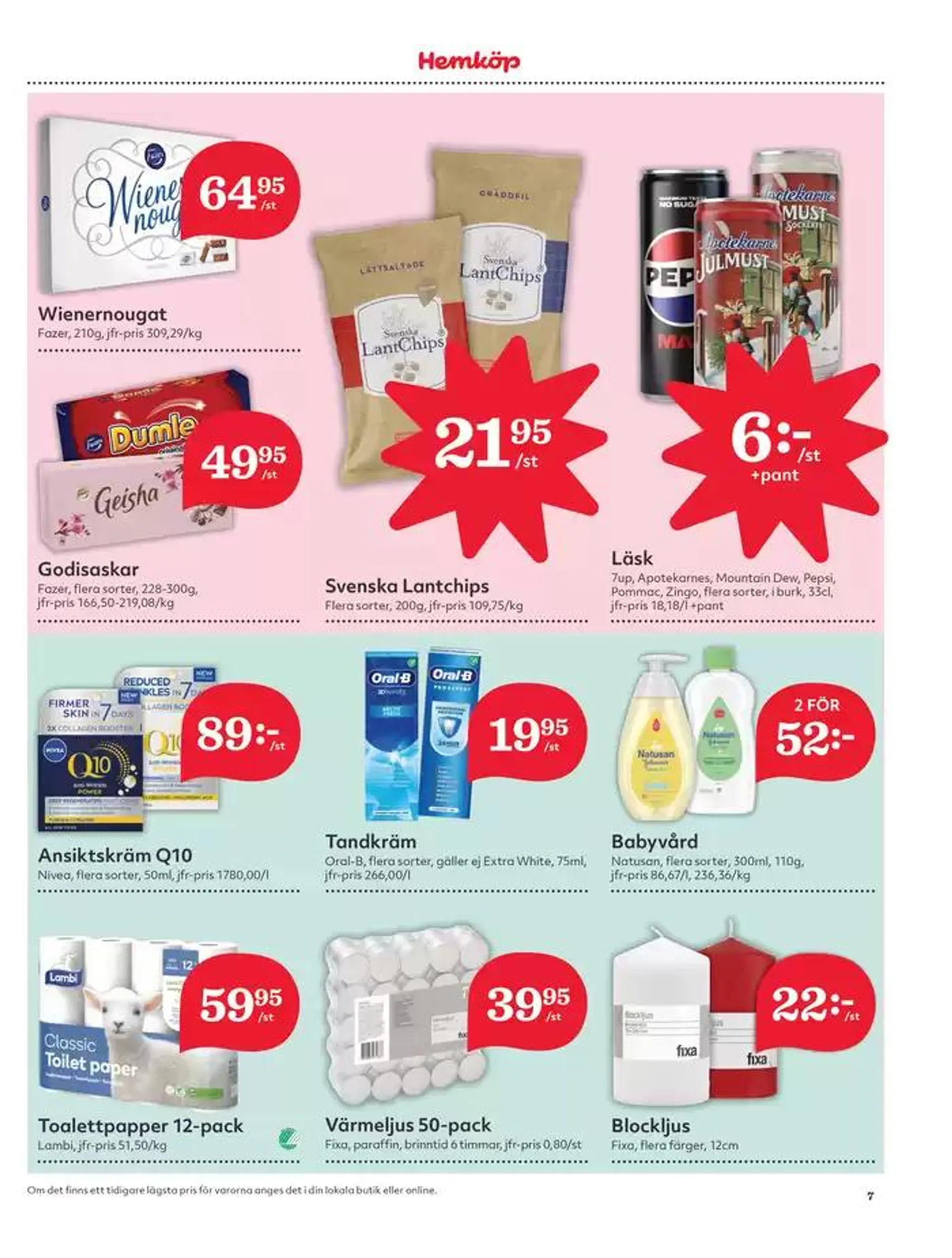 Aktuella deals och erbjudanden från 18 november till 24 november 2024 - Reklamblad sidor 7