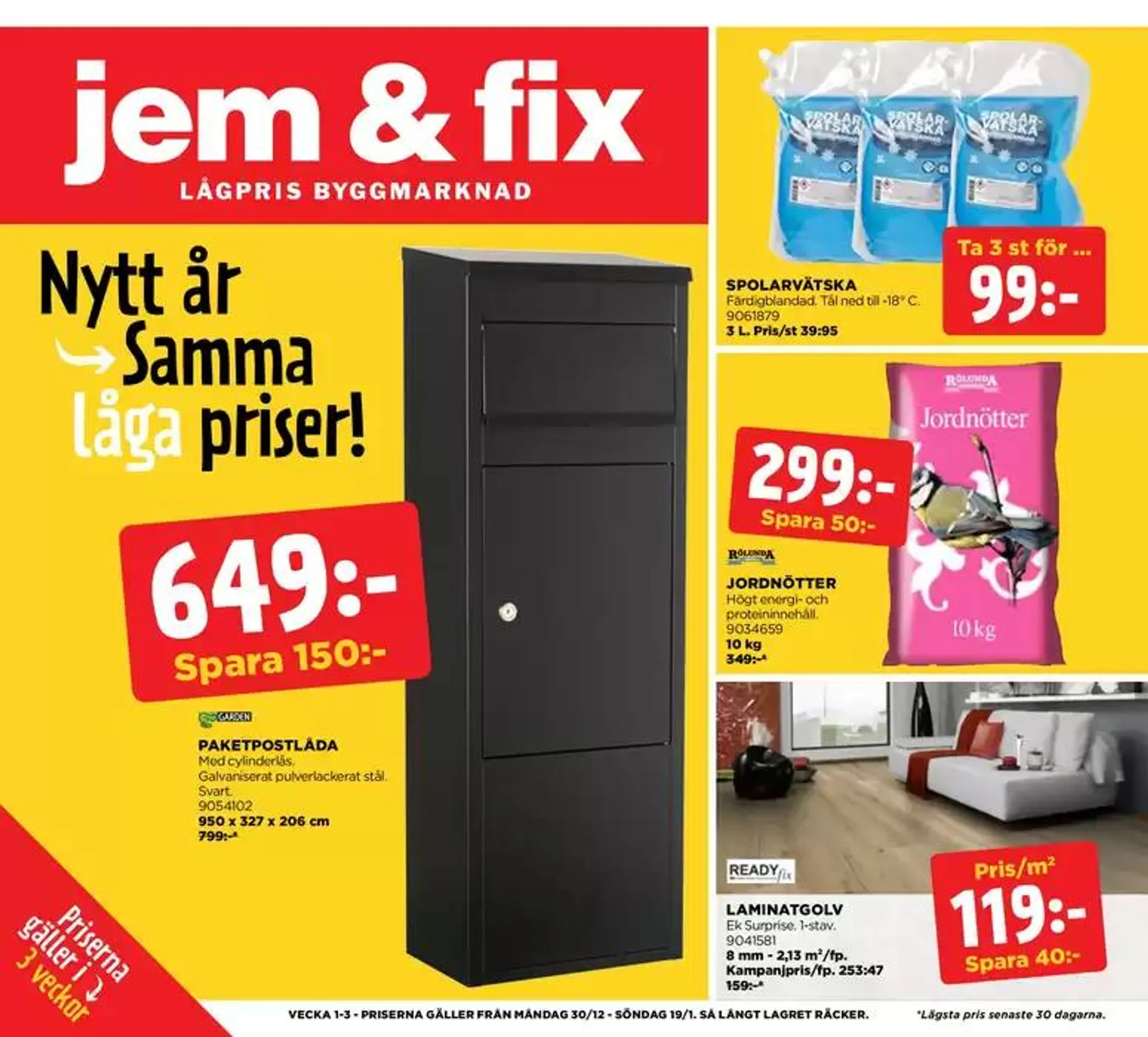 Jem&Fix reklamblad - 1