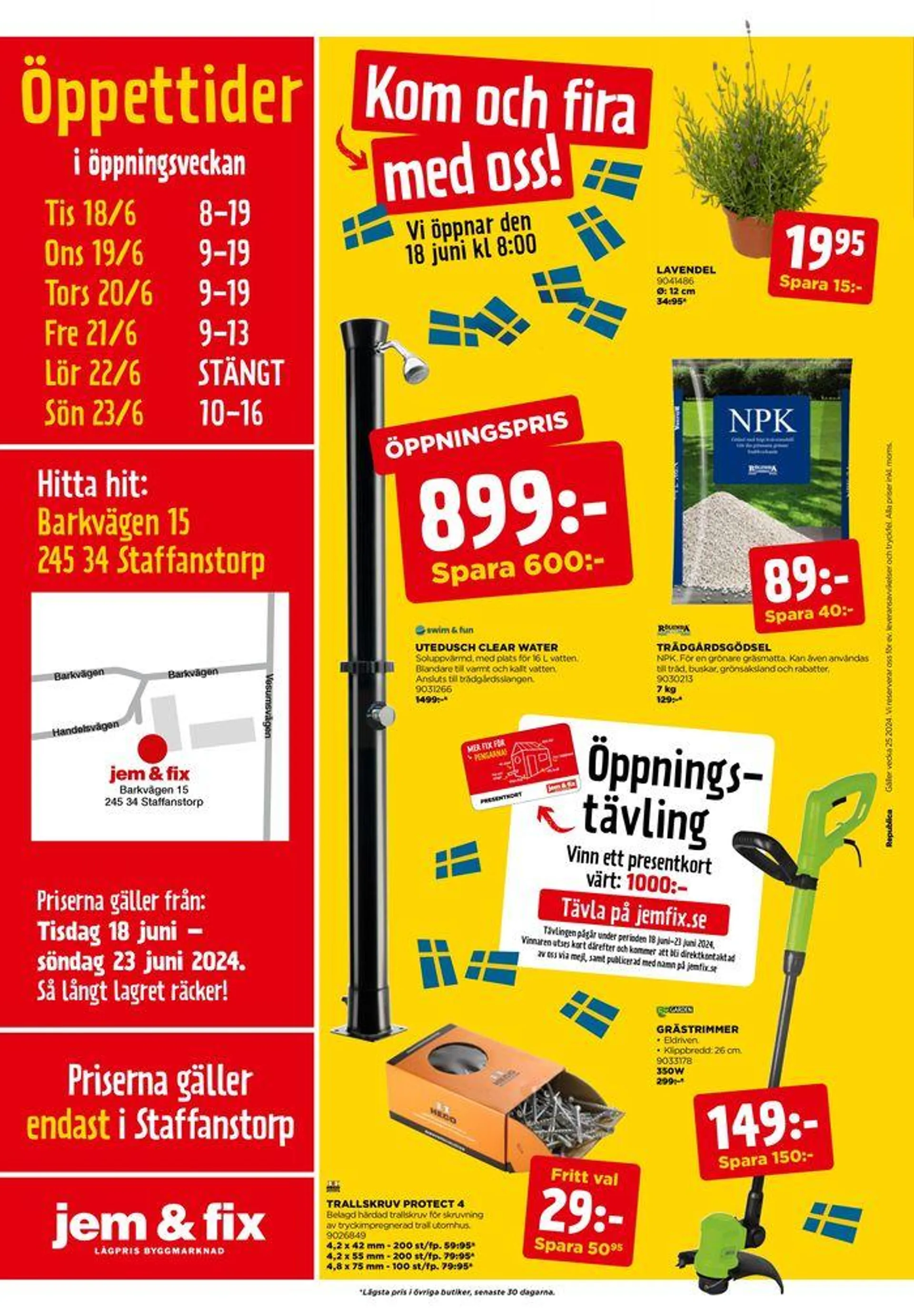 Jem&Fix reklamblad från 17 juni till 23 juni 2024 - Reklamblad sidor 16