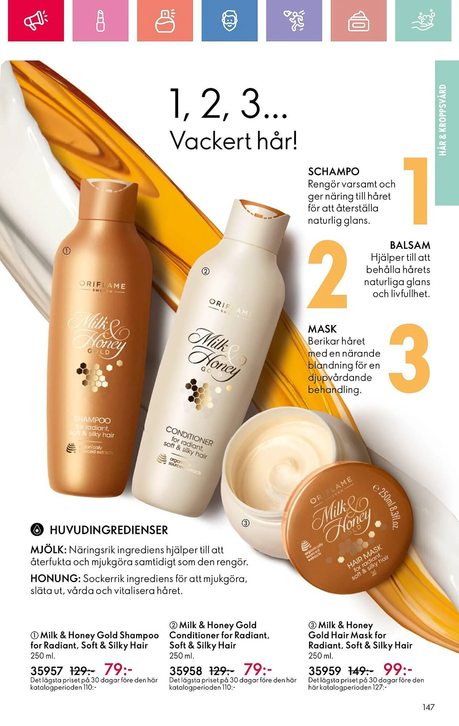 Oriflame reklamblad från 3 januari till 22 januari 2025 - Reklamblad sidor 147