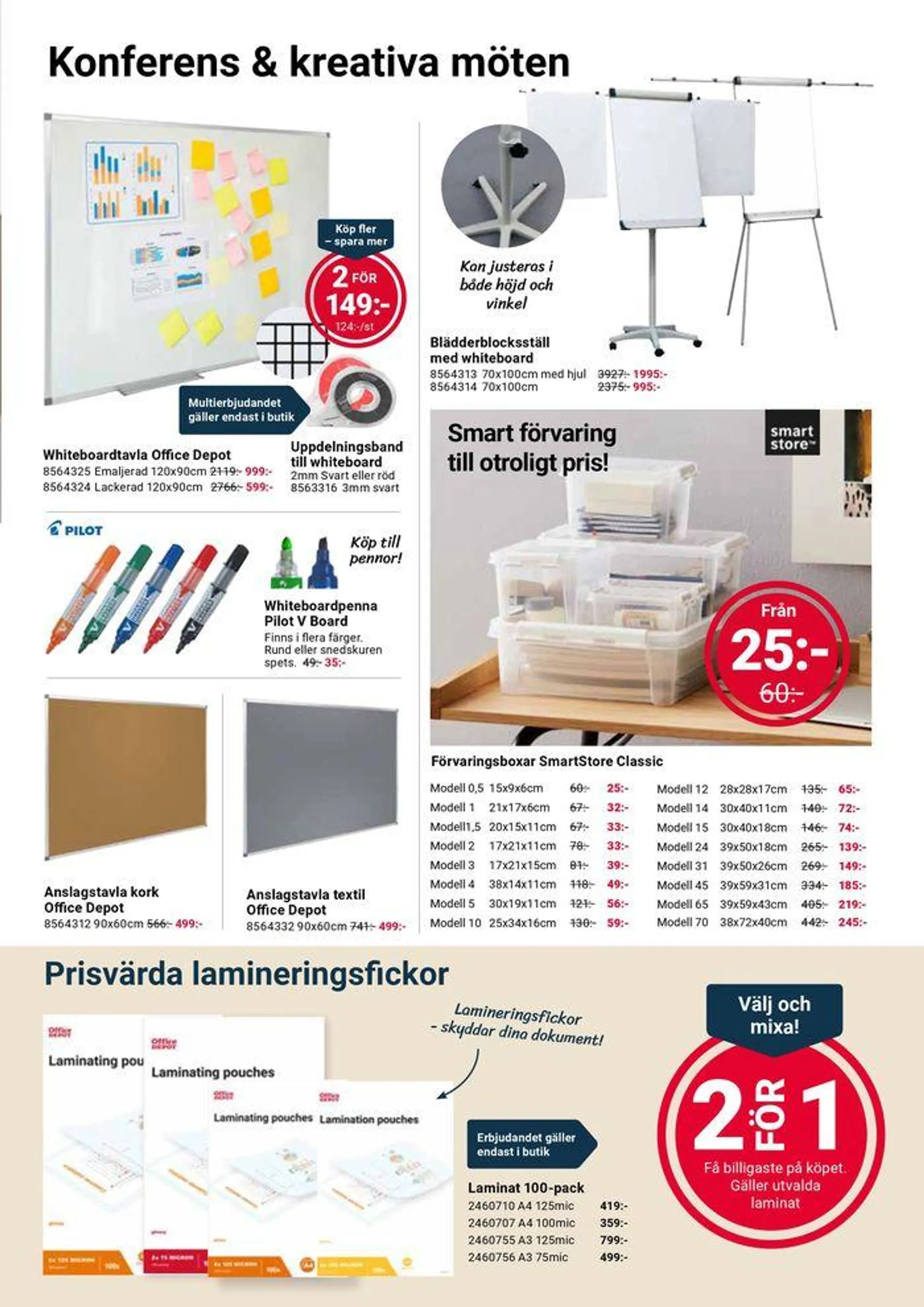 Office Depot - Månadens kampanjblad från 2 augusti till 16 augusti 2024 - Reklamblad sidor 11