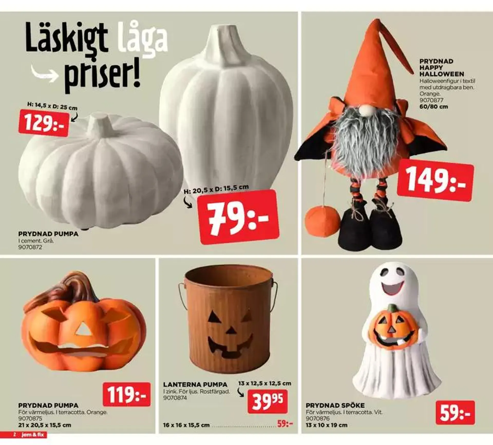 Jem&Fix reklamblad från 20 oktober till 3 november 2024 - Reklamblad sidor 2