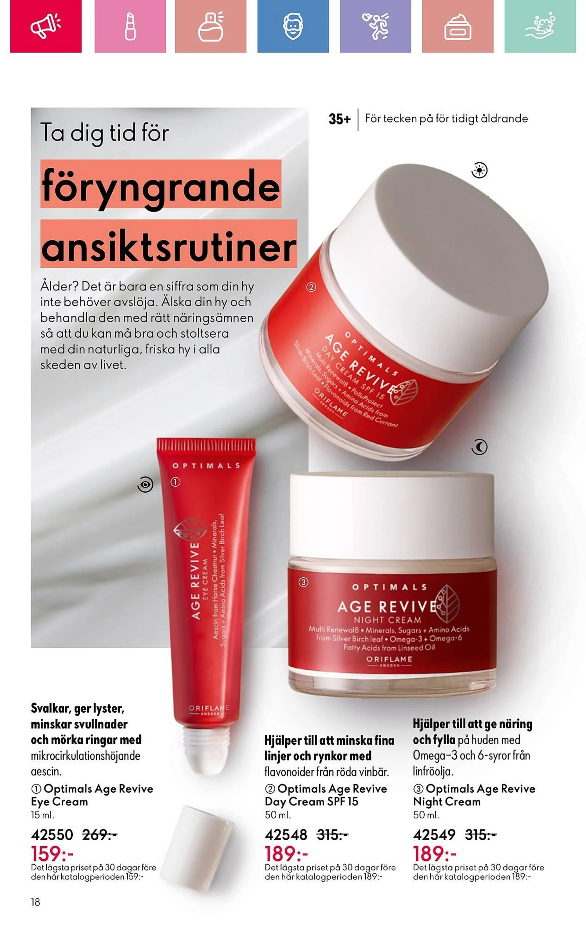 Oriflame reklamblad från 3 januari till 22 januari 2025 - Reklamblad sidor 18