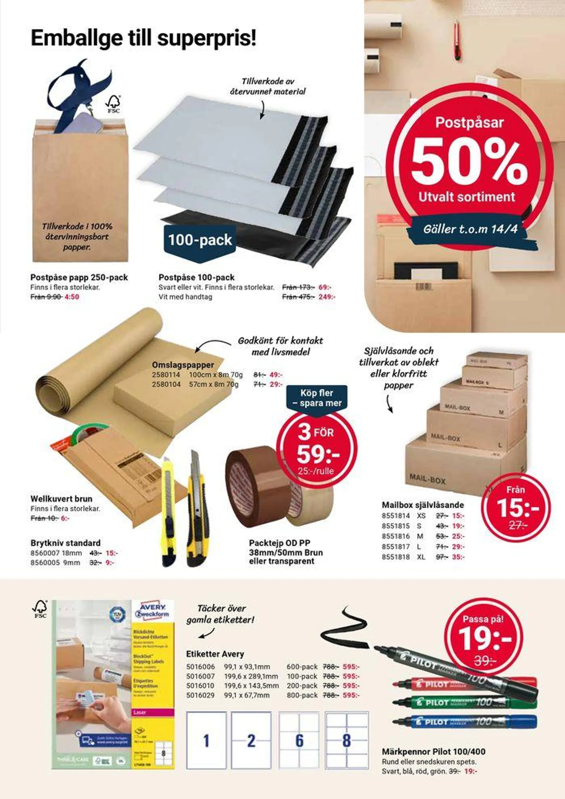 Office Depot - Månadens kampanjblad från 6 maj till 20 maj 2024 - Reklamblad sidor 7