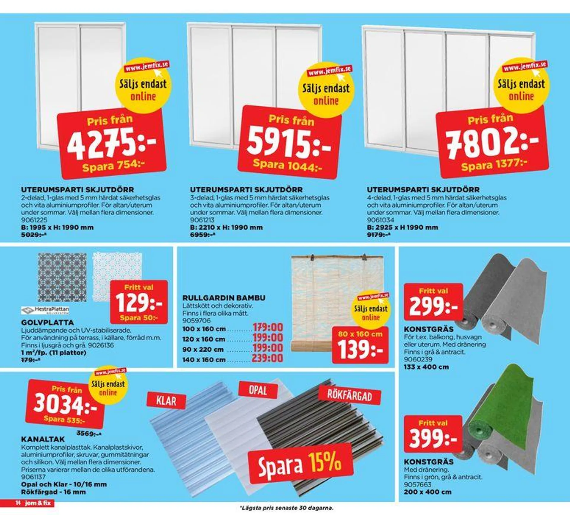 Jem&Fix reklamblad från 23 juni till 30 juni 2024 - Reklamblad sidor 14