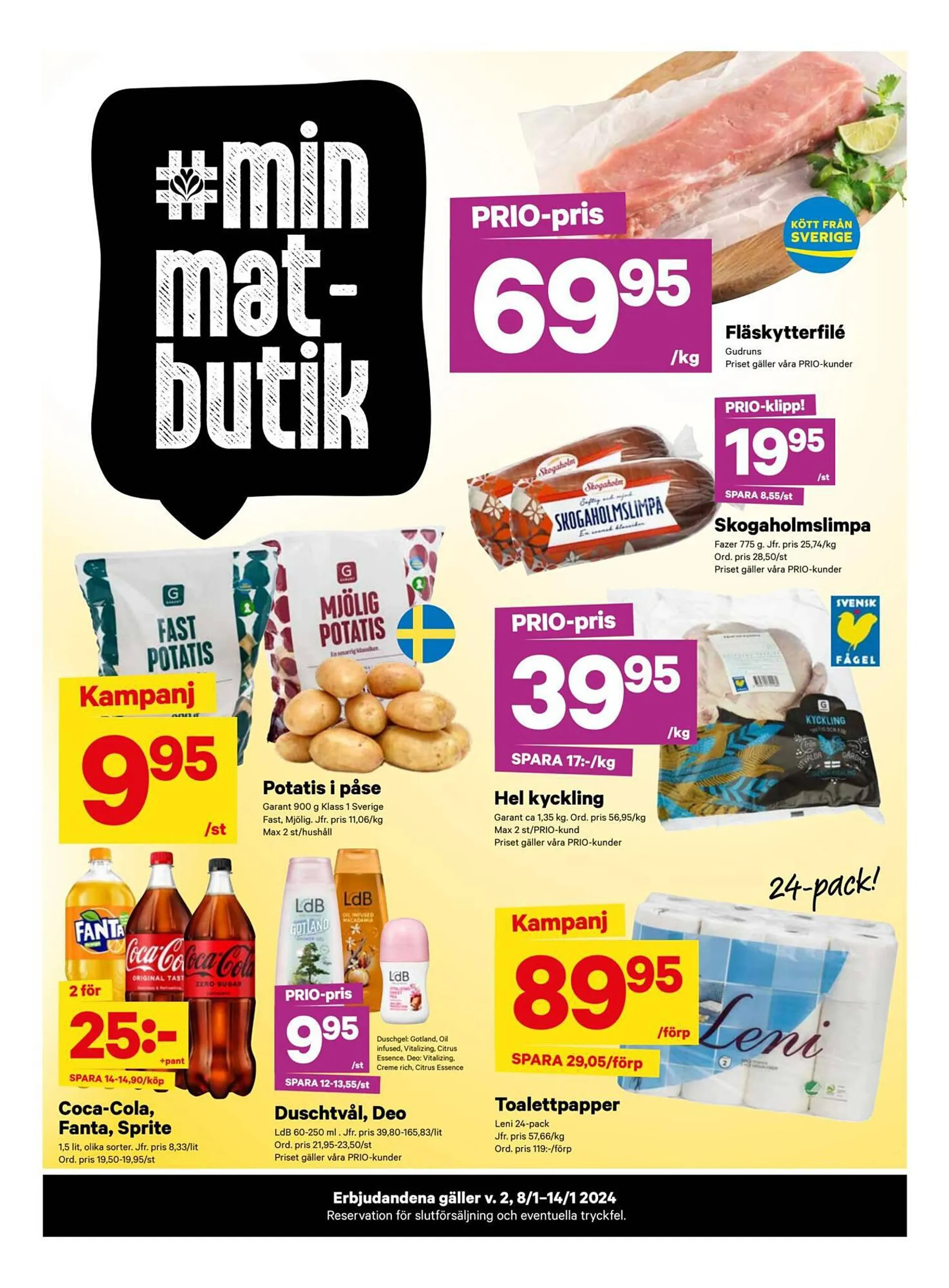 minmatbutik reklamblad från 7 januari till 14 januari 2024 - Reklamblad sidor 