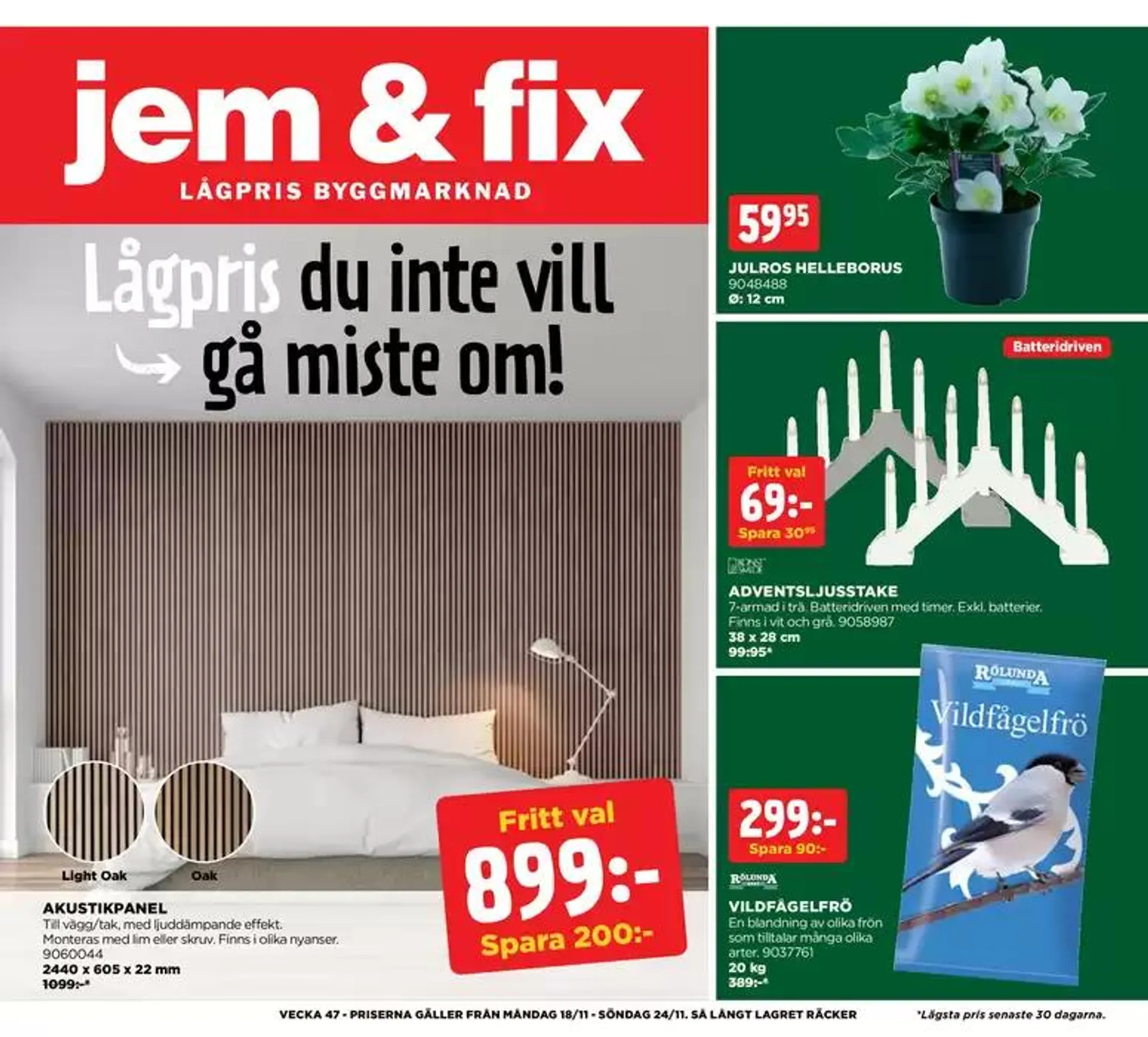 Jem&Fix reklamblad - 1