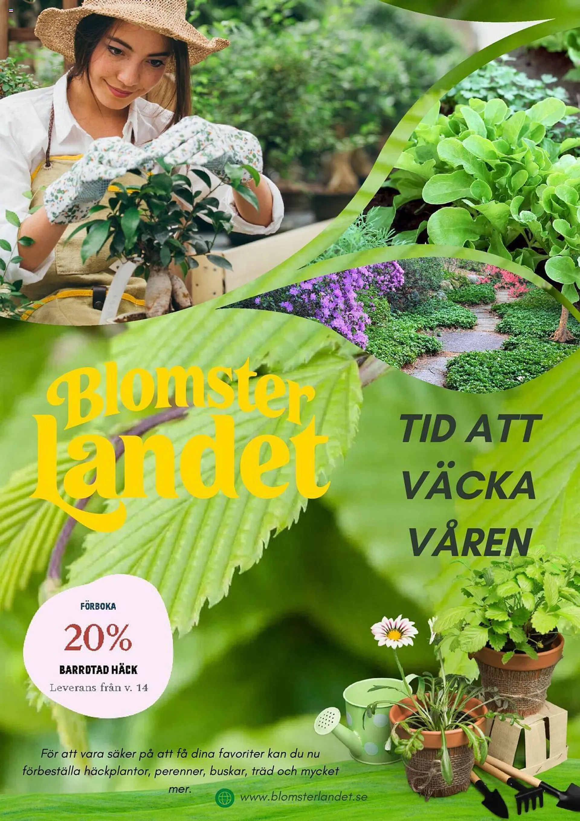 Blomsterlandet reklamblad från 11 mars till 24 mars 2024 - Reklamblad sidor 