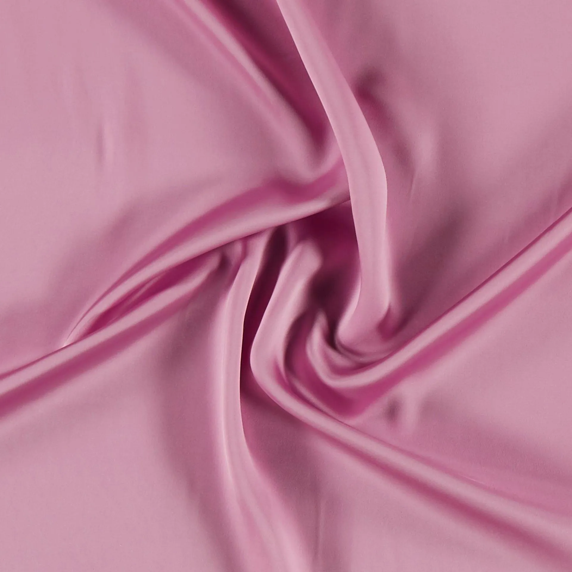 Italiensk polyester satin matt rosa