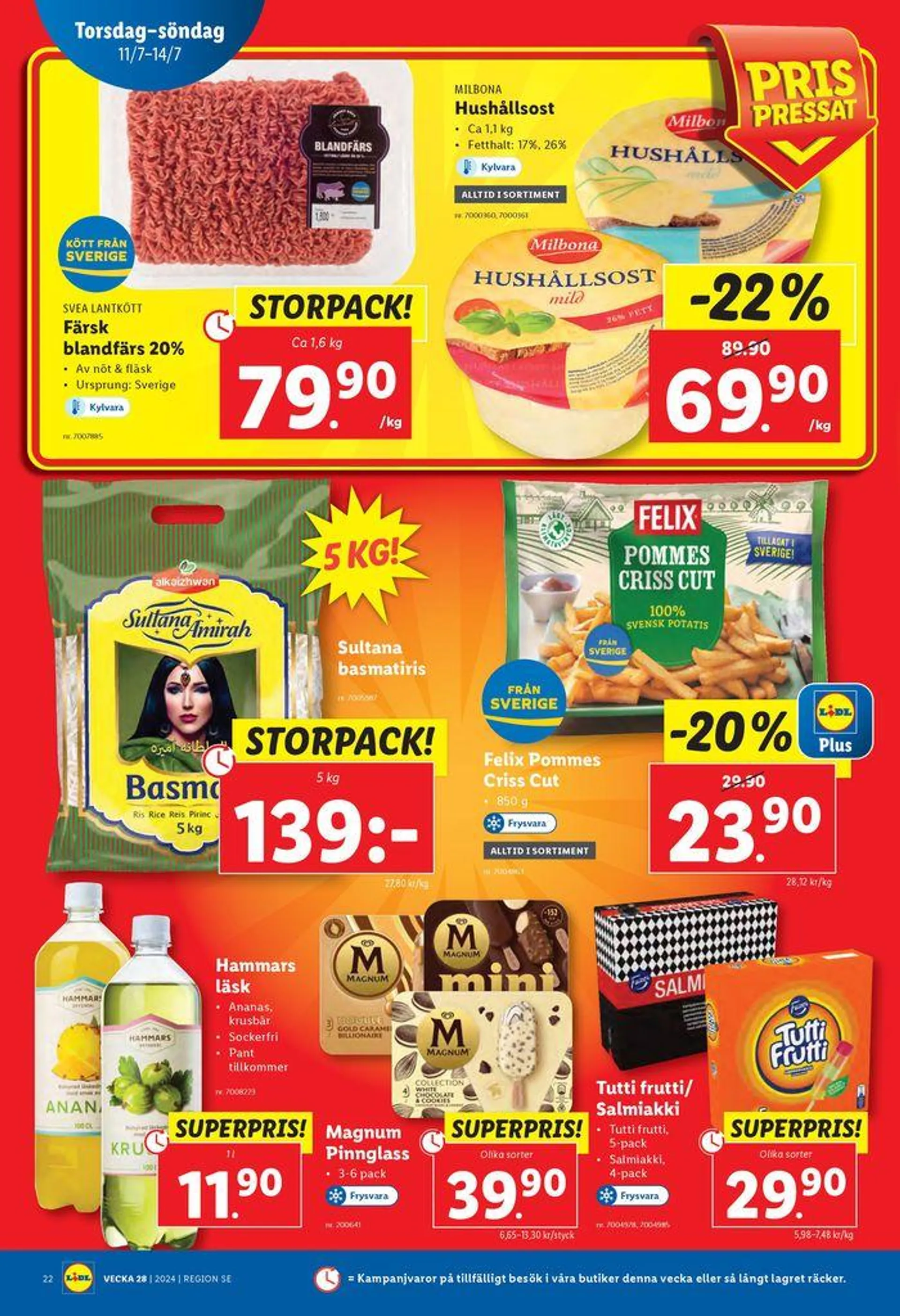 Fantastiskt erbjudande för alla kunder från 8 juli till 9 juni 2024 - Reklamblad sidor 27