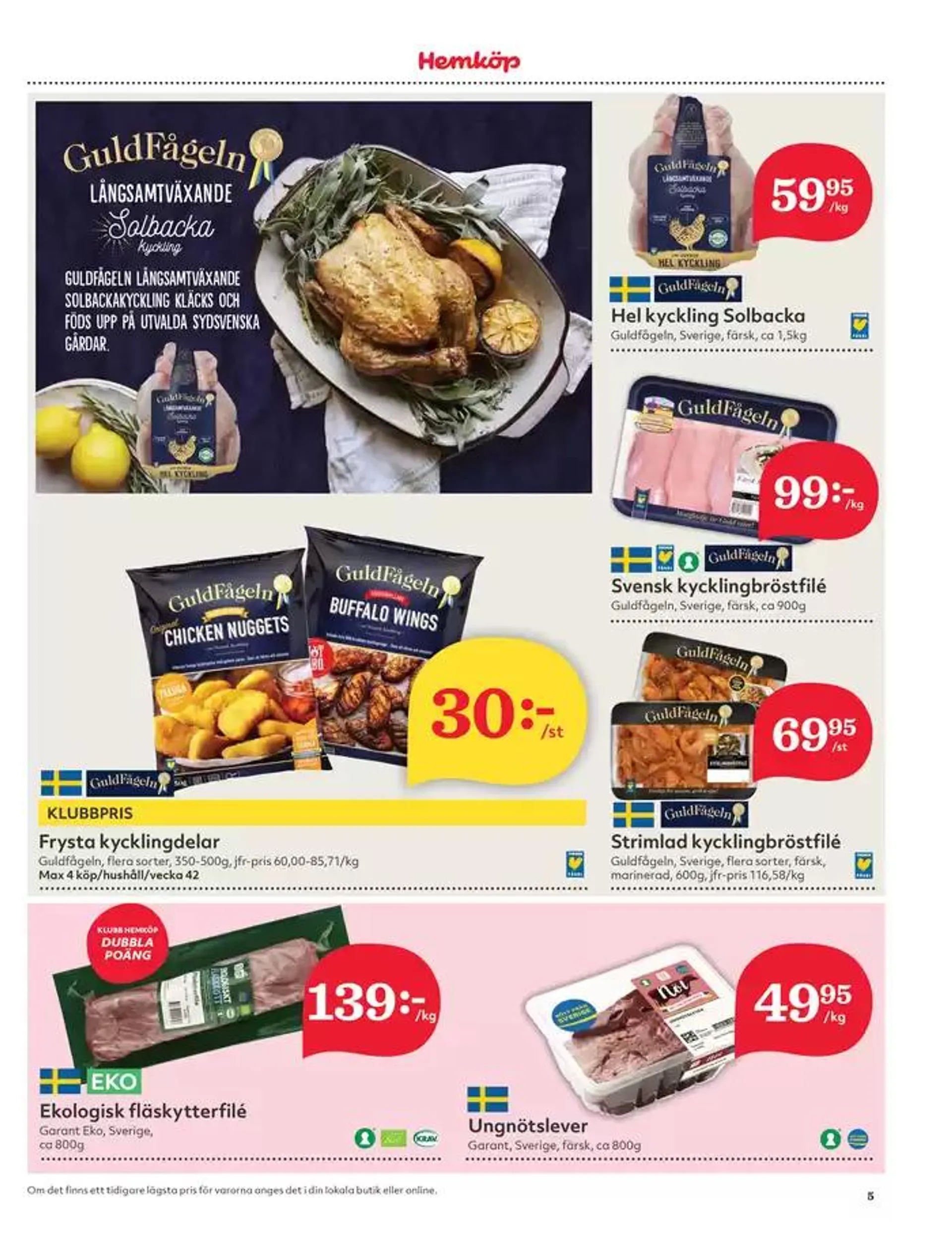 Top-deals och rabatter från 14 oktober till 20 oktober 2024 - Reklamblad sidor 5