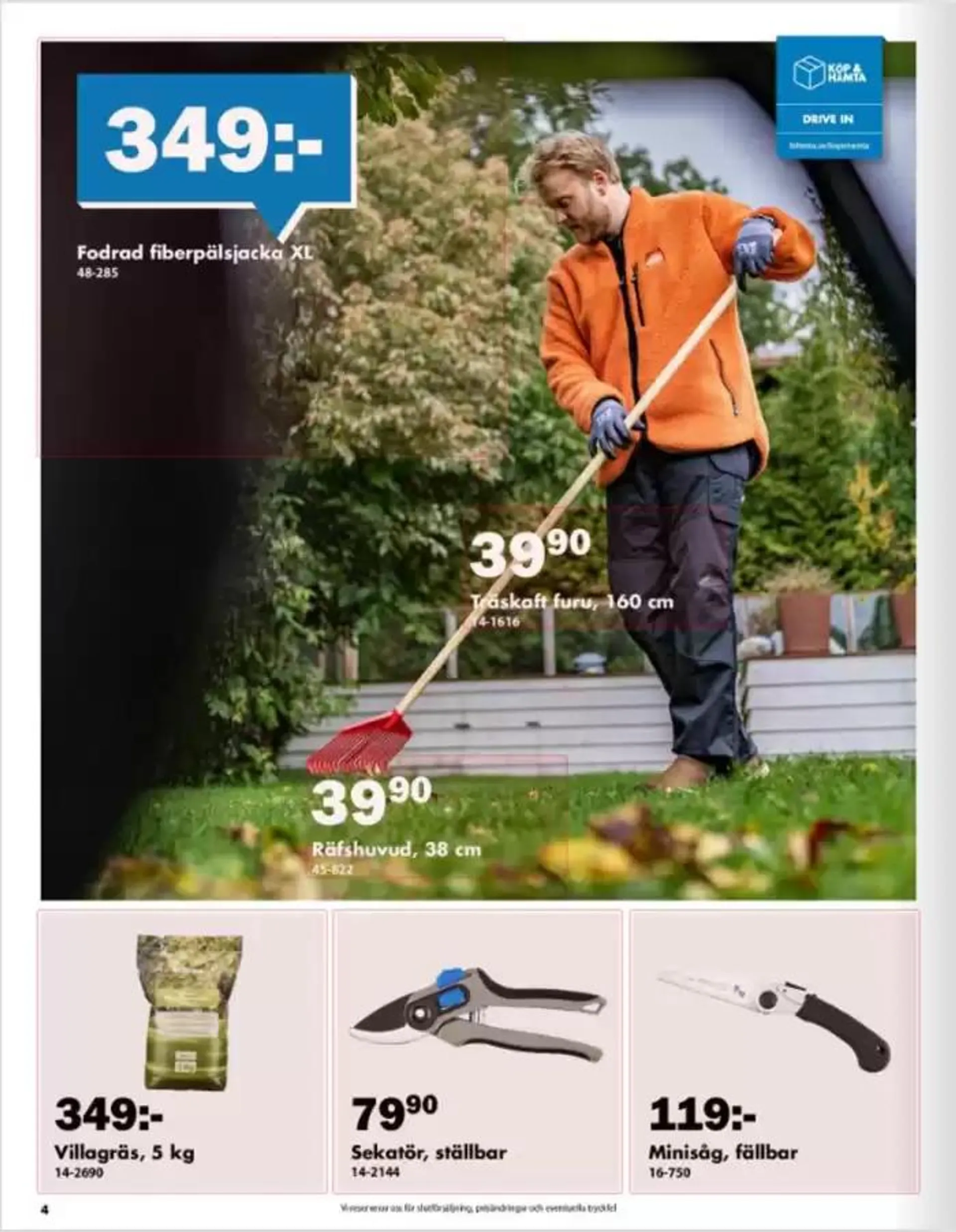 Biltema Broschyr October  från 15 oktober till 31 oktober 2024 - Reklamblad sidor 4