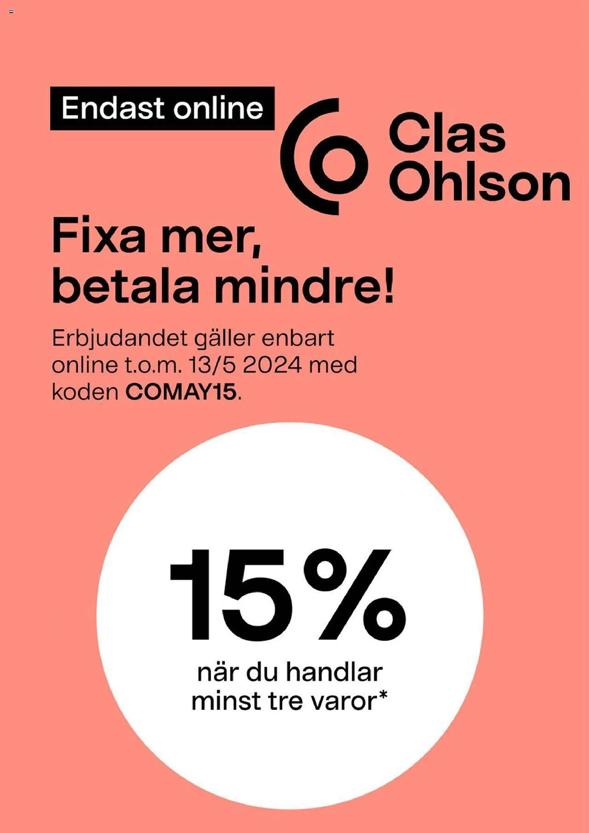 Clas Ohlson reklamblad - 1