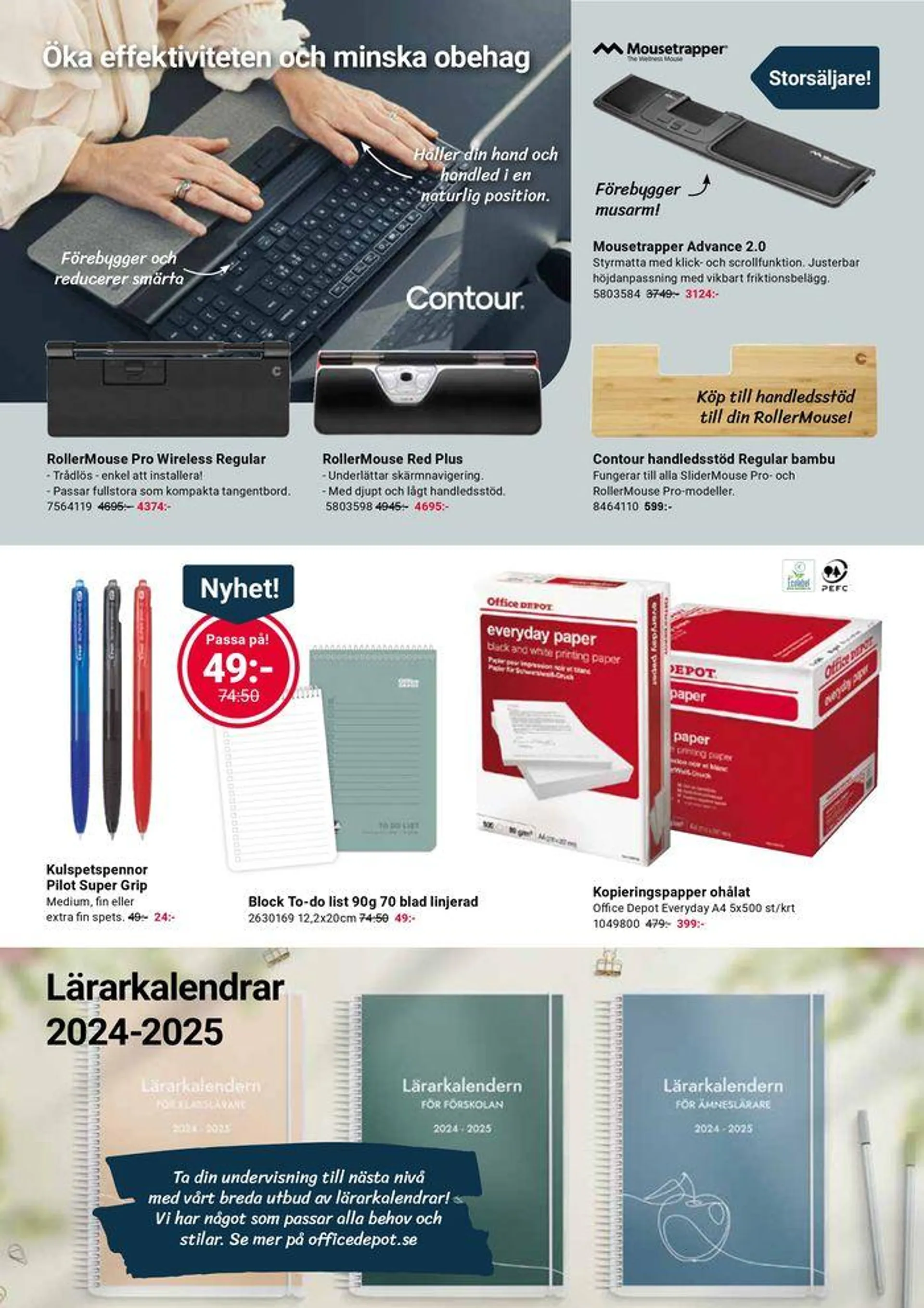 Office Depot - Månadens kampanjblad från 6 maj till 20 maj 2024 - Reklamblad sidor 6