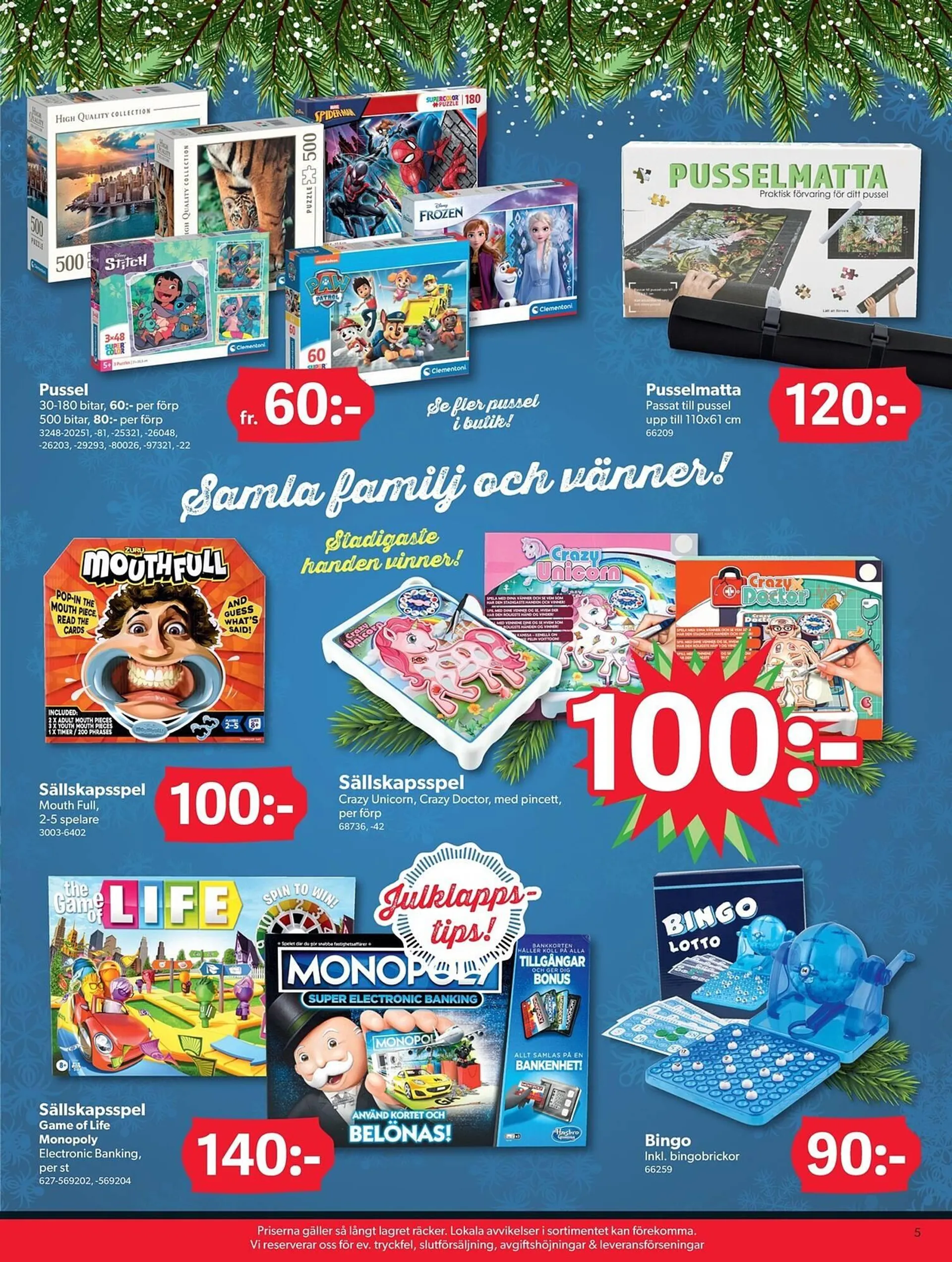 DollarStore reklamblad från 2 december till 2 januari 2025 - Reklamblad sidor 5