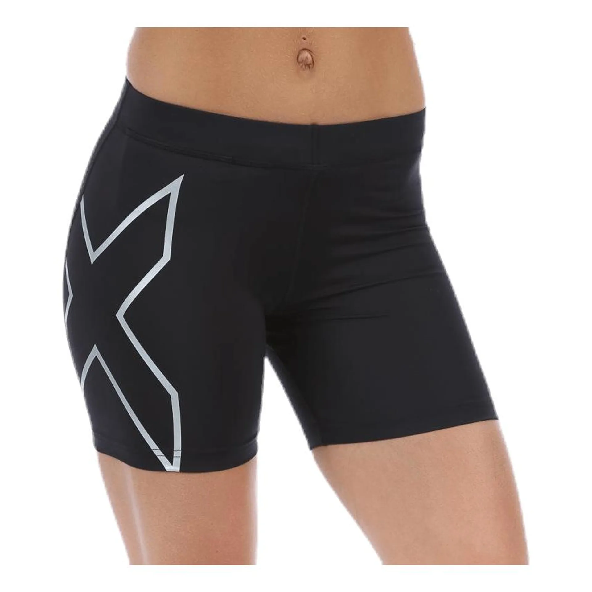 Core Compression 5" Shorts W Black/Silver