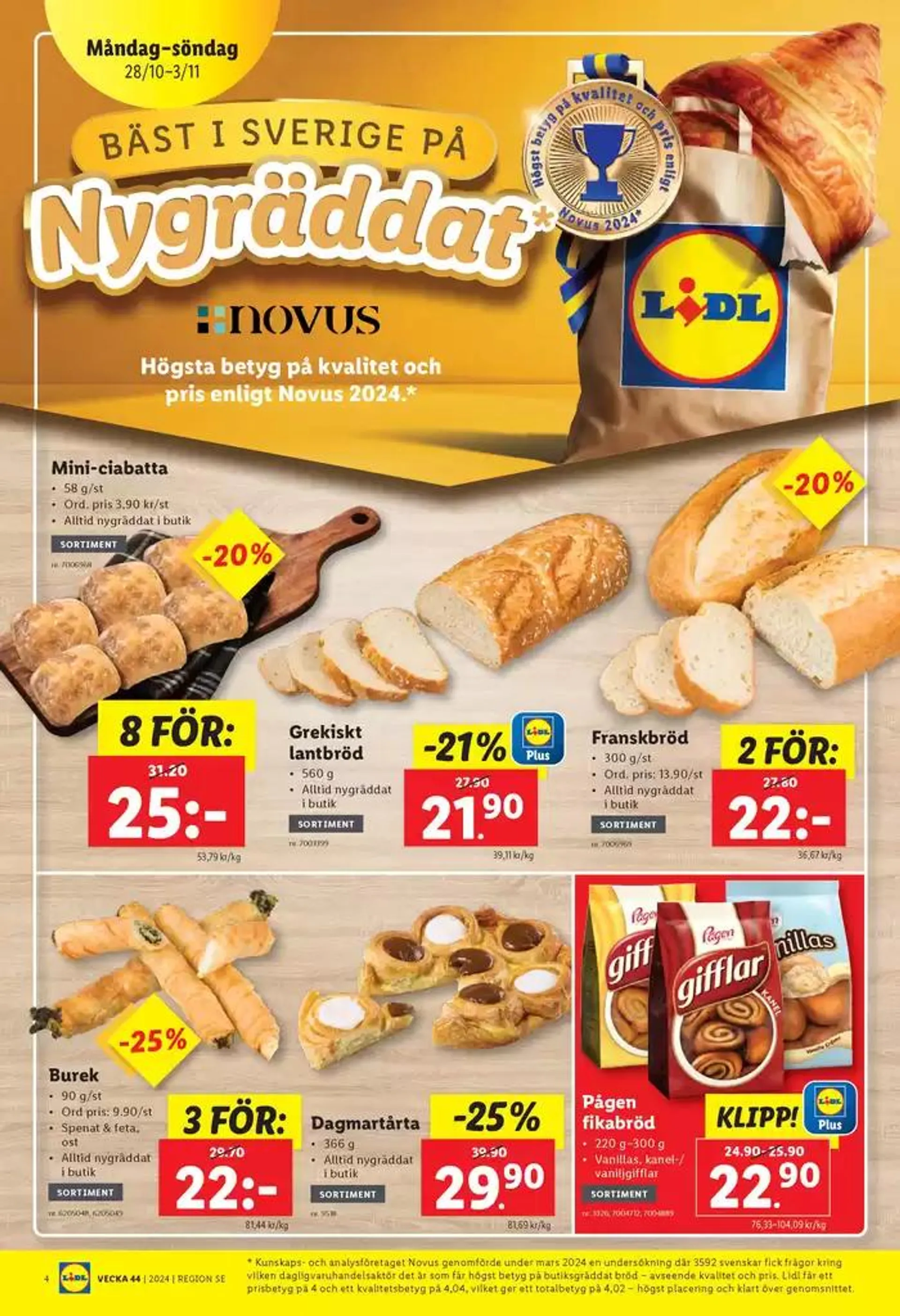 Exklusiva fynd från 28 oktober till 3 november 2024 - Reklamblad sidor 4