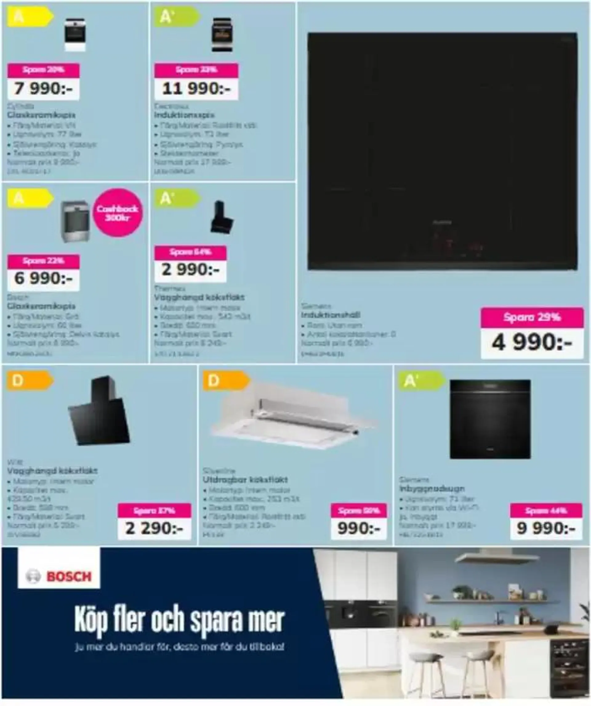 Tvätt & Tork från 18 oktober till 31 oktober 2024 - Reklamblad sidor 4