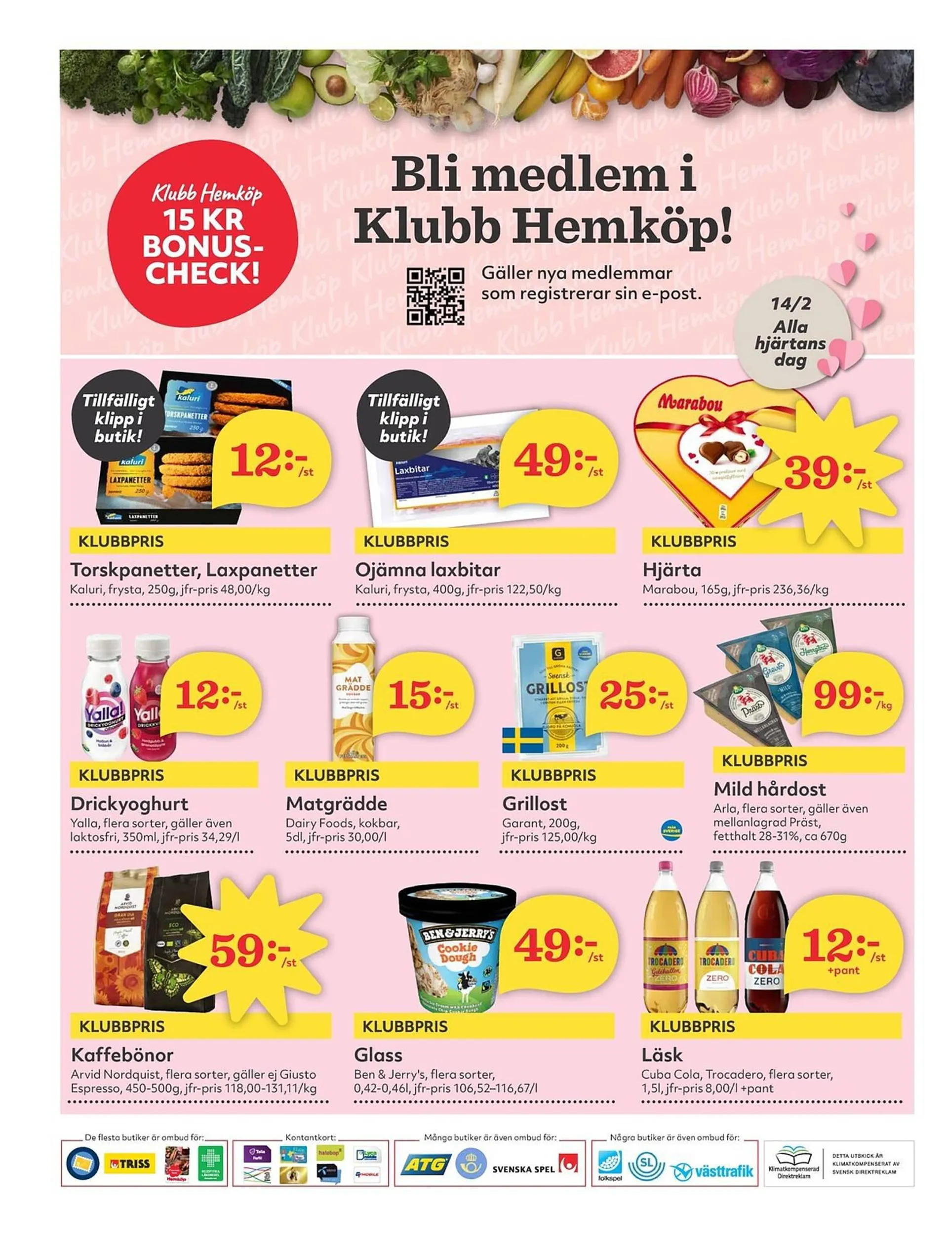 Hemköp reklamblad från 12 februari till 18 februari 2024 - Reklamblad sidor 8