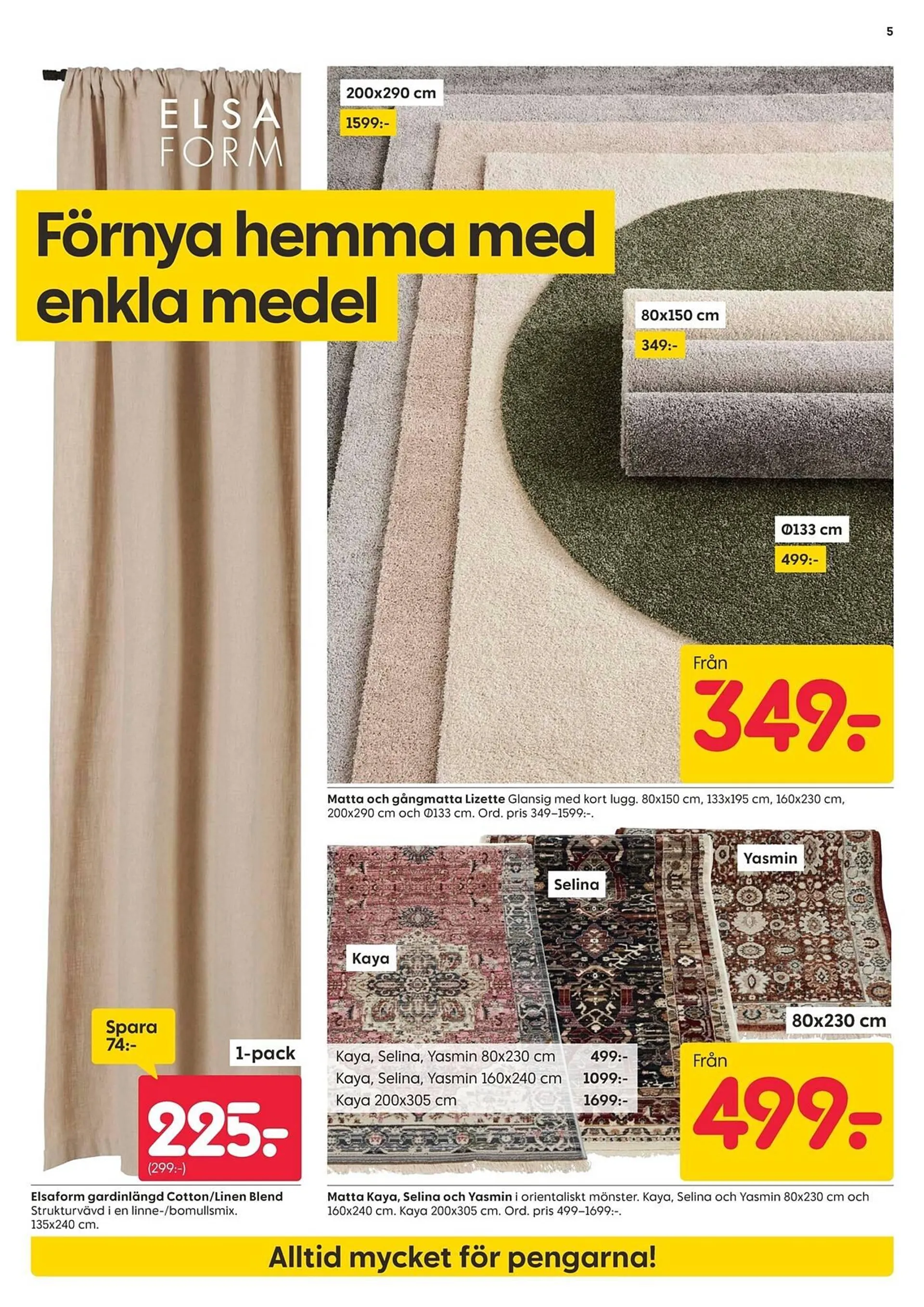 Rusta reklamblad från 30 september till 6 oktober 2024 - Reklamblad sidor 5