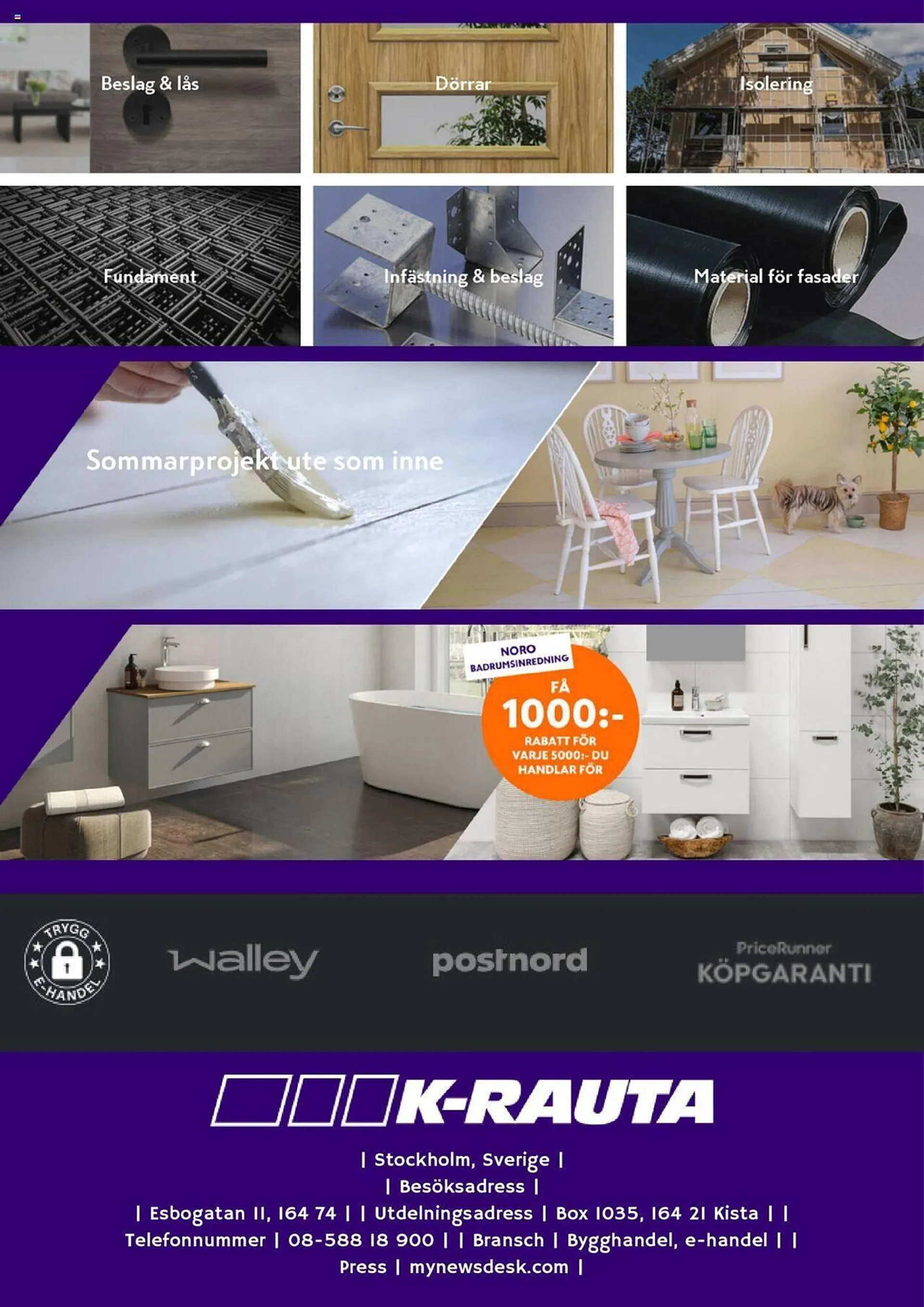 K-rauta reklamblad från 23 juli till 31 oktober 2024 - Reklamblad sidor 8