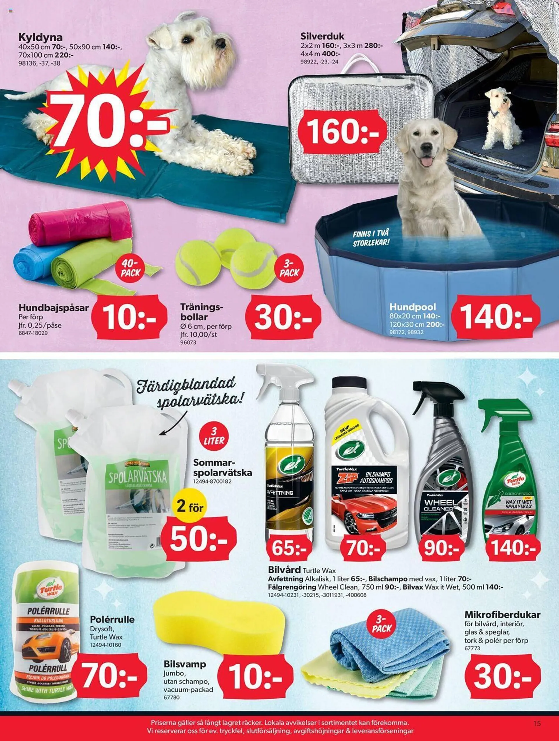 DollarStore reklamblad från 22 april till 12 maj 2024 - Reklamblad sidor 15