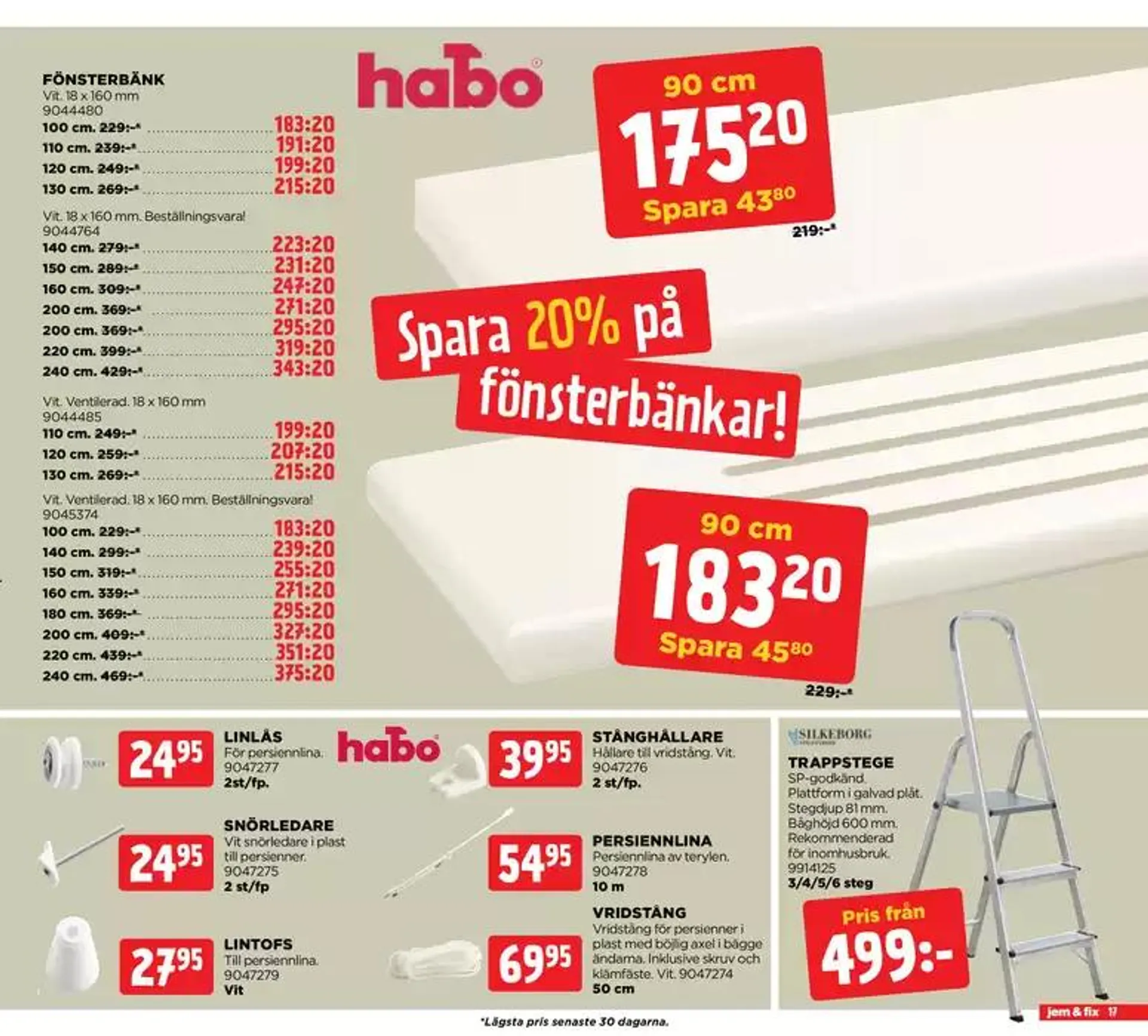 Jem&Fix reklamblad från 20 oktober till 3 november 2024 - Reklamblad sidor 17