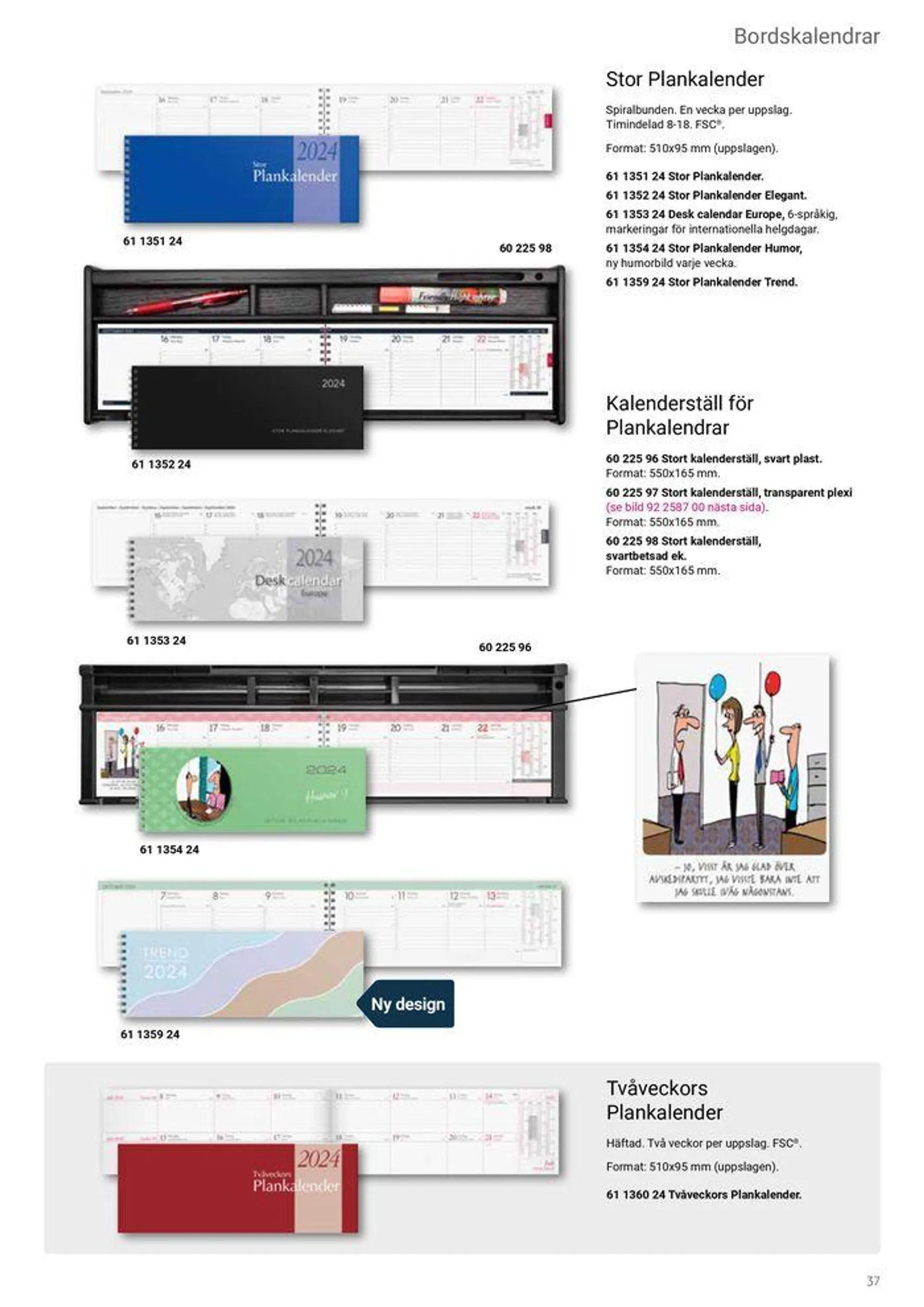 Kalendrar 2024  från 8 februari till 31 december 2024 - Reklamblad sidor 37