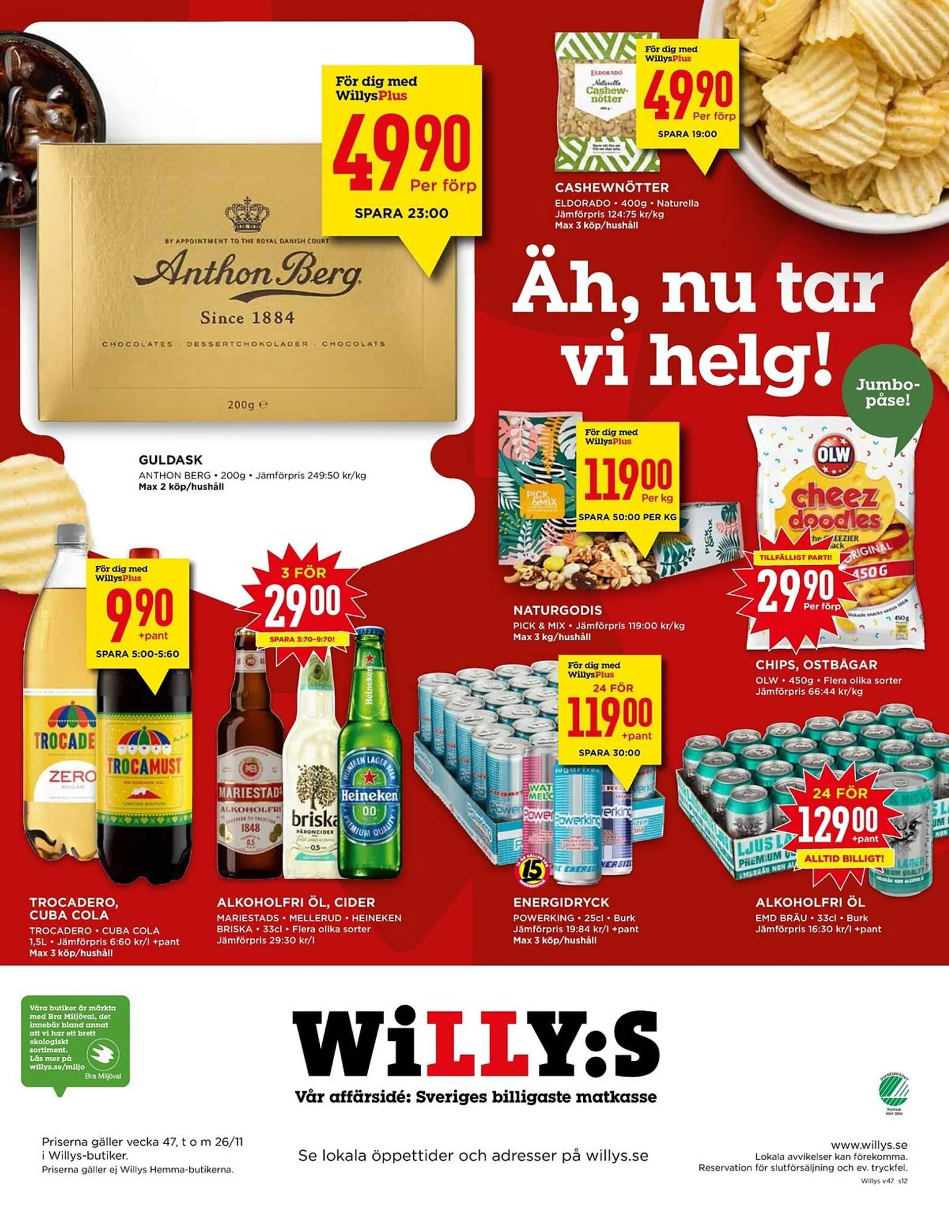 Willys reklamblad från 20 november till 26 november 2023 - Reklamblad sidor 12