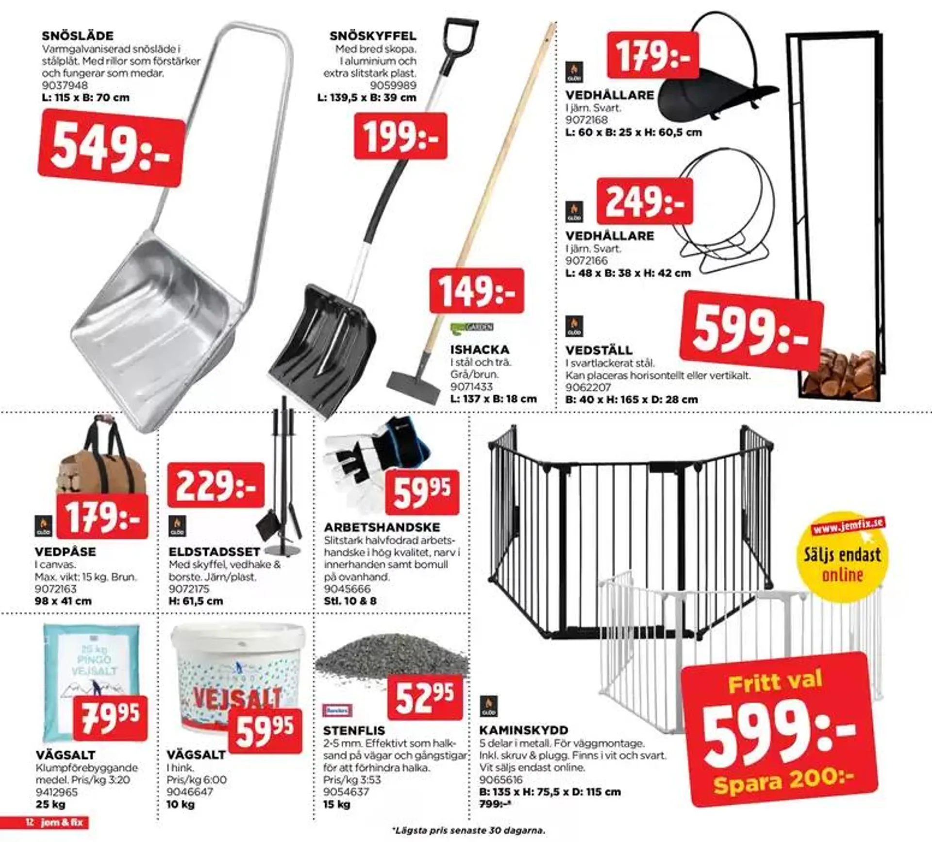 Jem&Fix reklamblad från 29 december till 19 januari 2025 - Reklamblad sidor 12