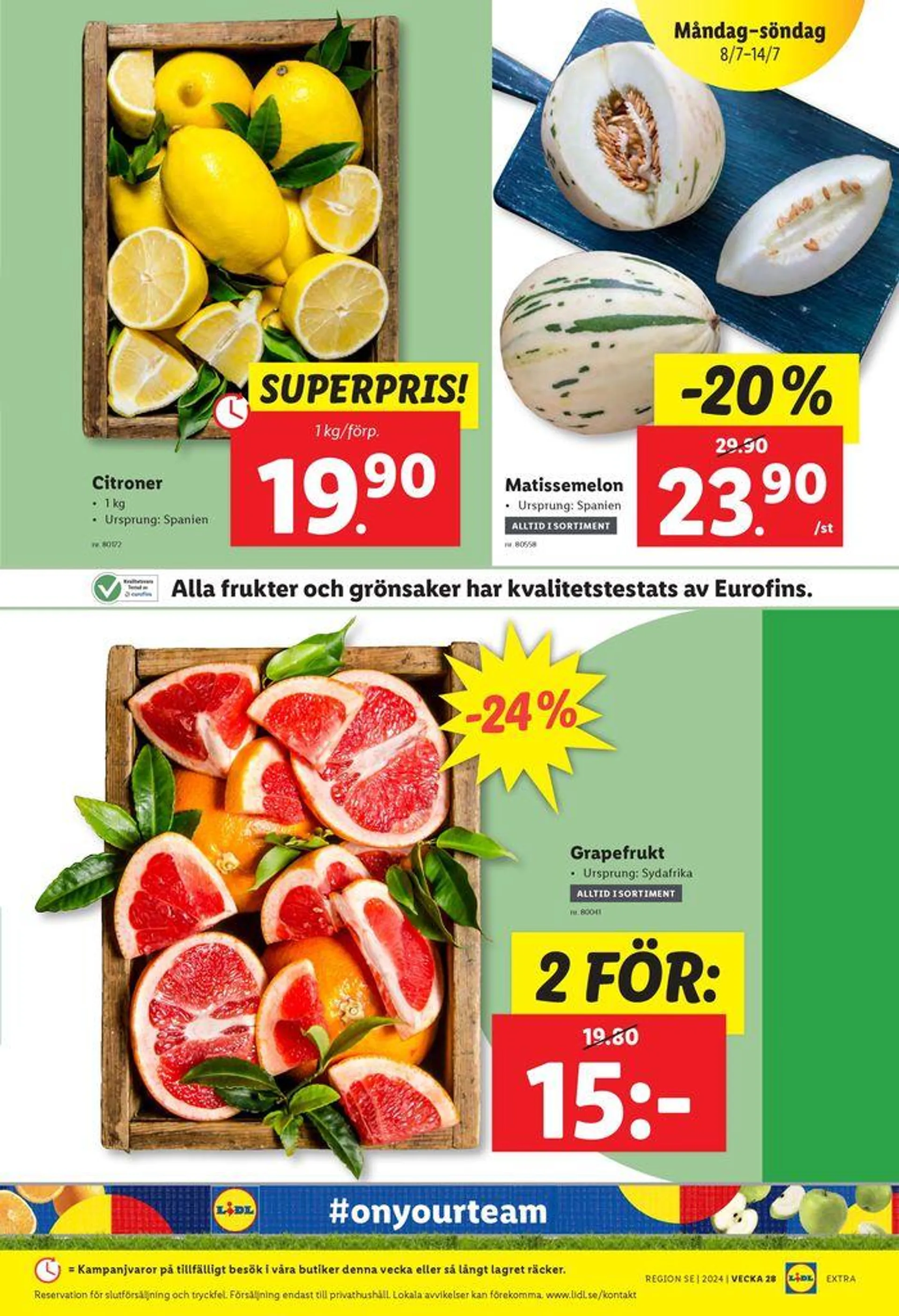 Fantastiskt erbjudande för alla kunder från 8 juli till 9 juni 2024 - Reklamblad sidor 3