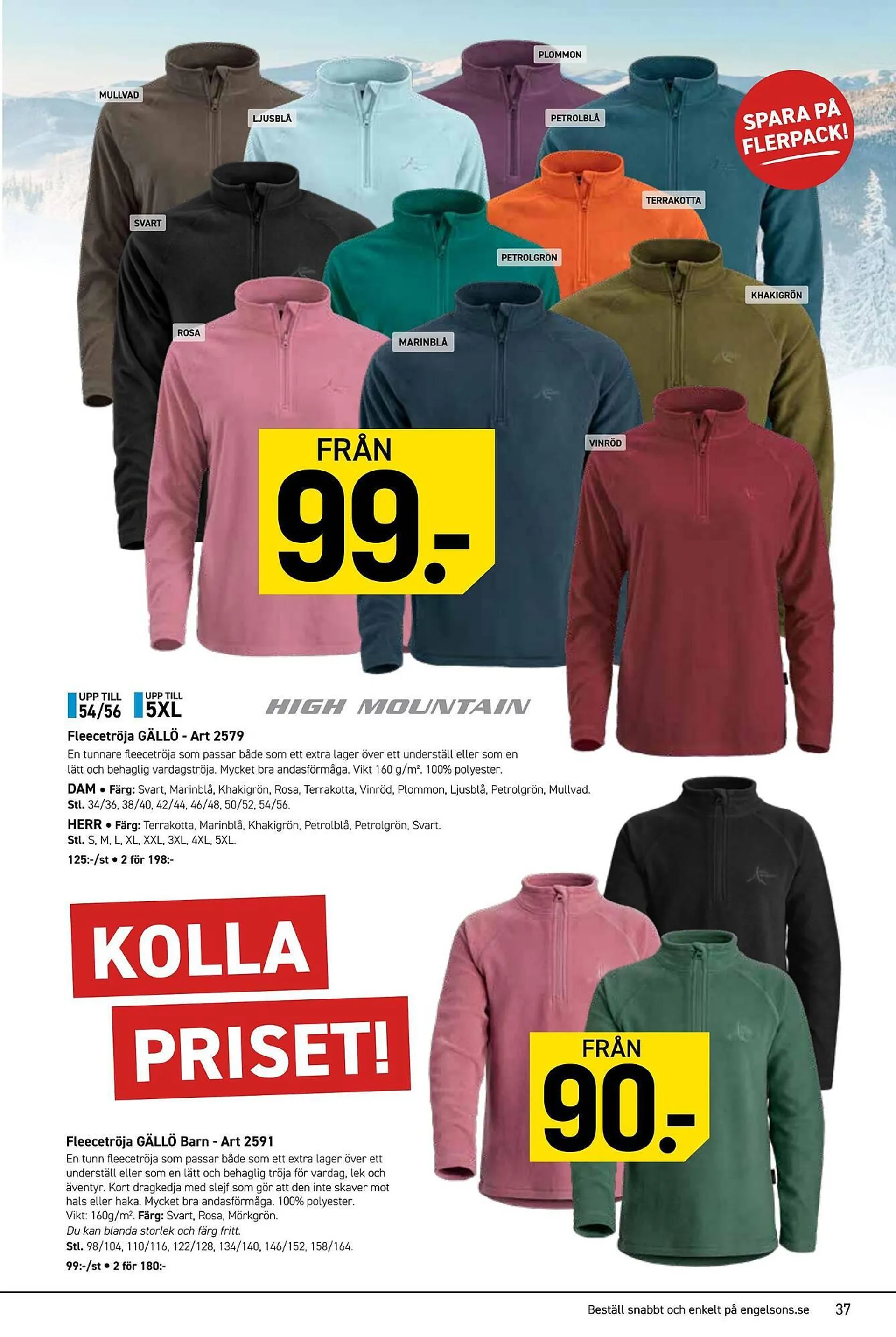 Engelsons reklamblad från 16 oktober till 31 december 2024 - Reklamblad sidor 37