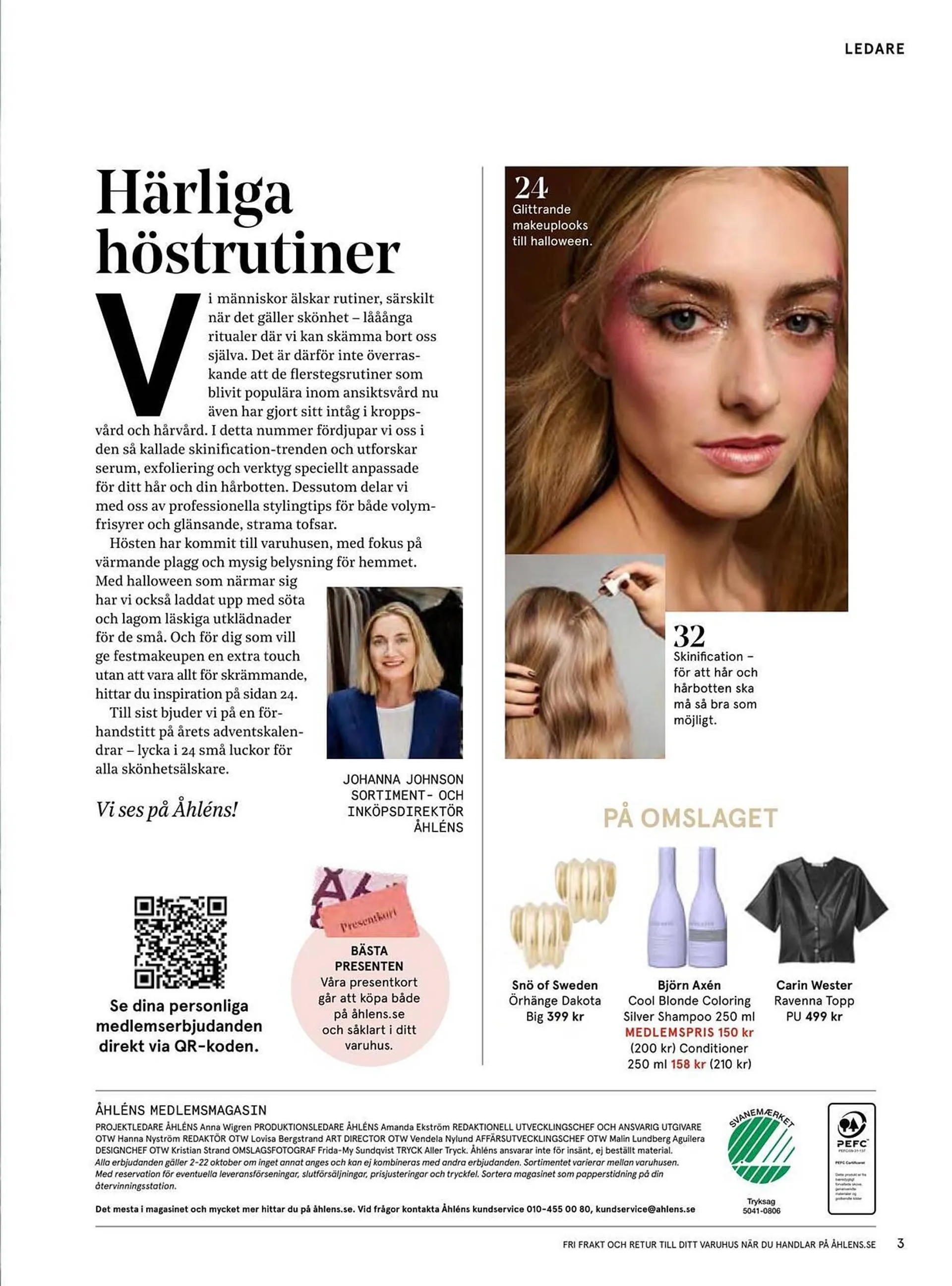 Åhléns reklamblad från 2 oktober till 22 oktober 2024 - Reklamblad sidor 3