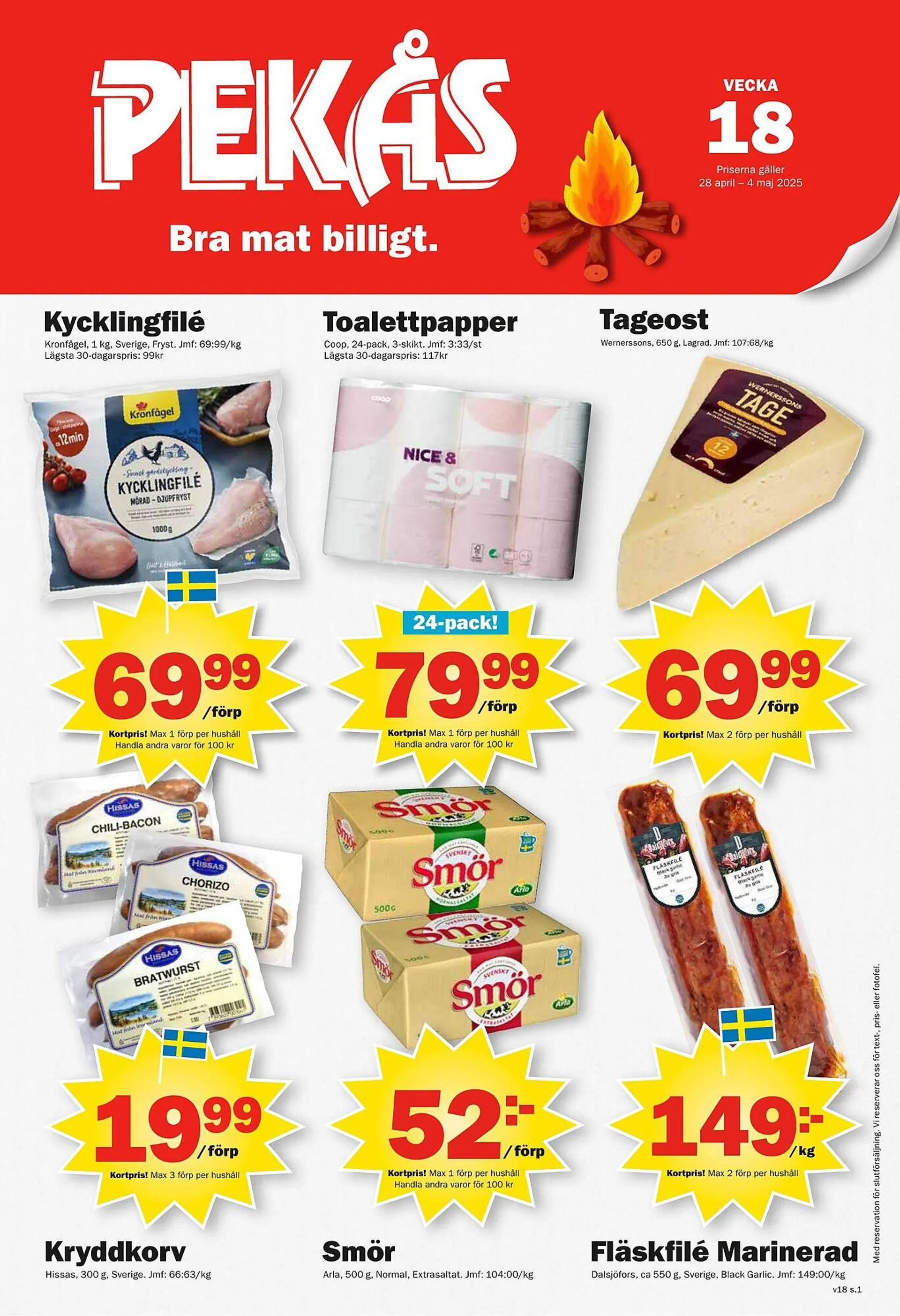 Pekås reklamblad - 1
