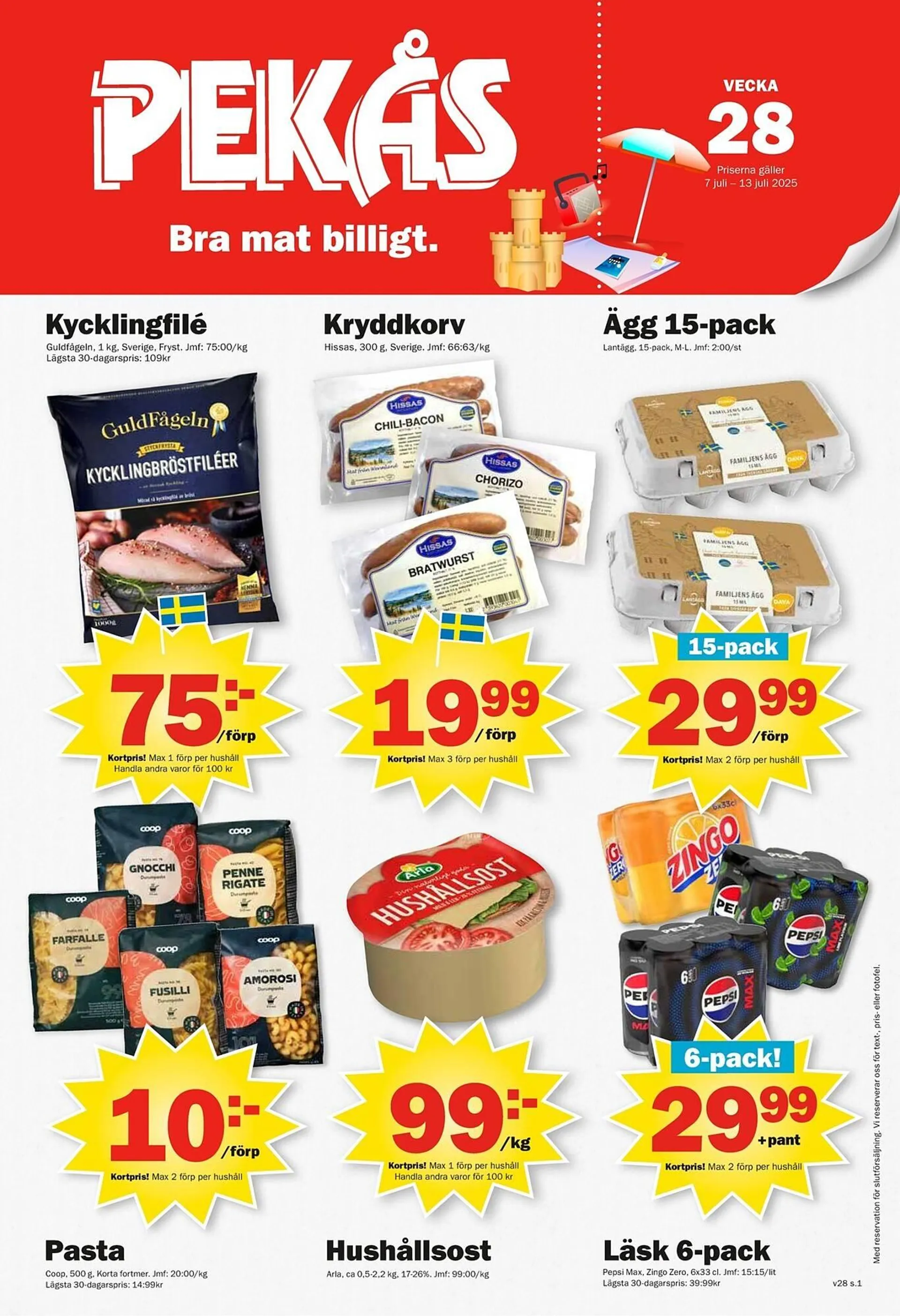 Pekås reklamblad - 1