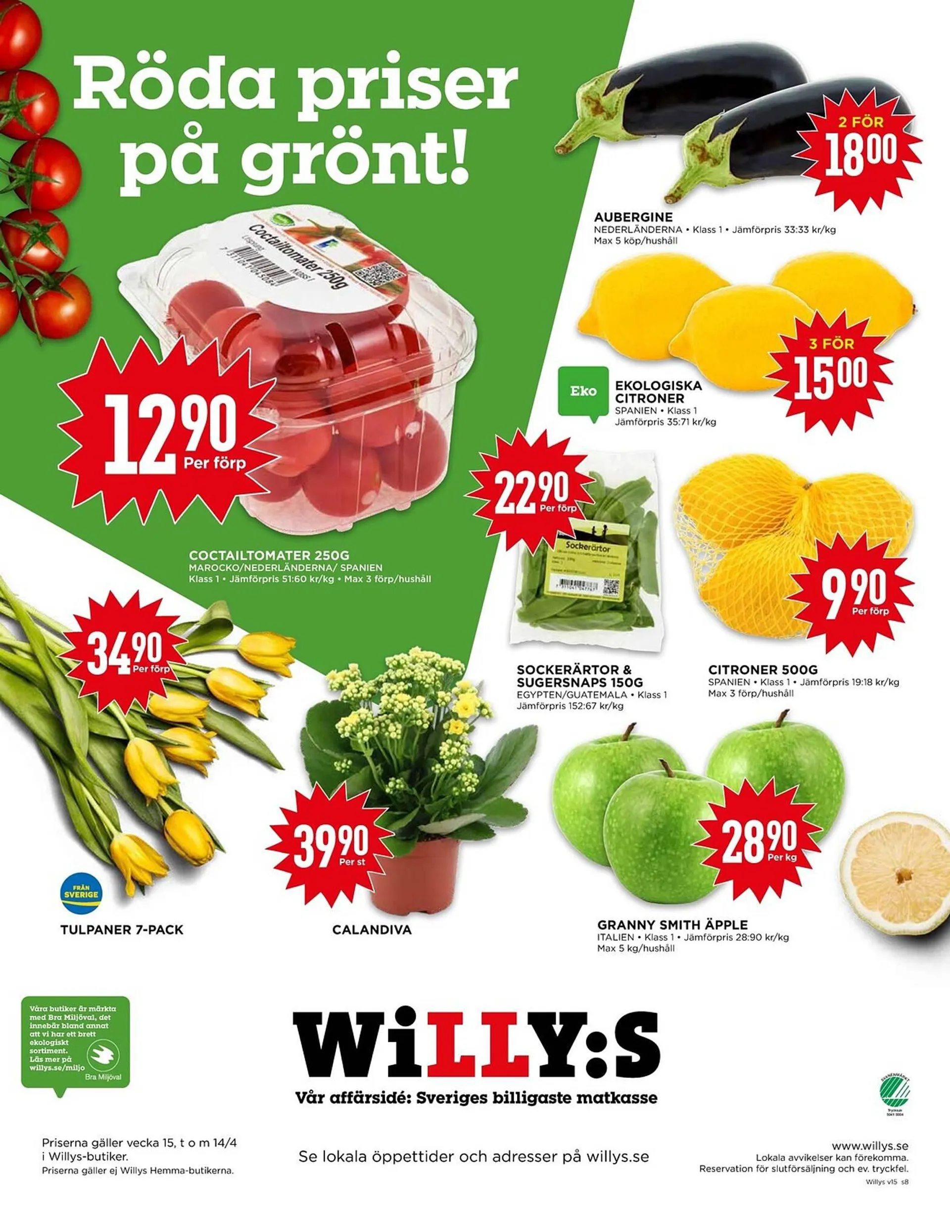 Willys reklamblad från 8 april till 14 april 2024 - Reklamblad sidor 8