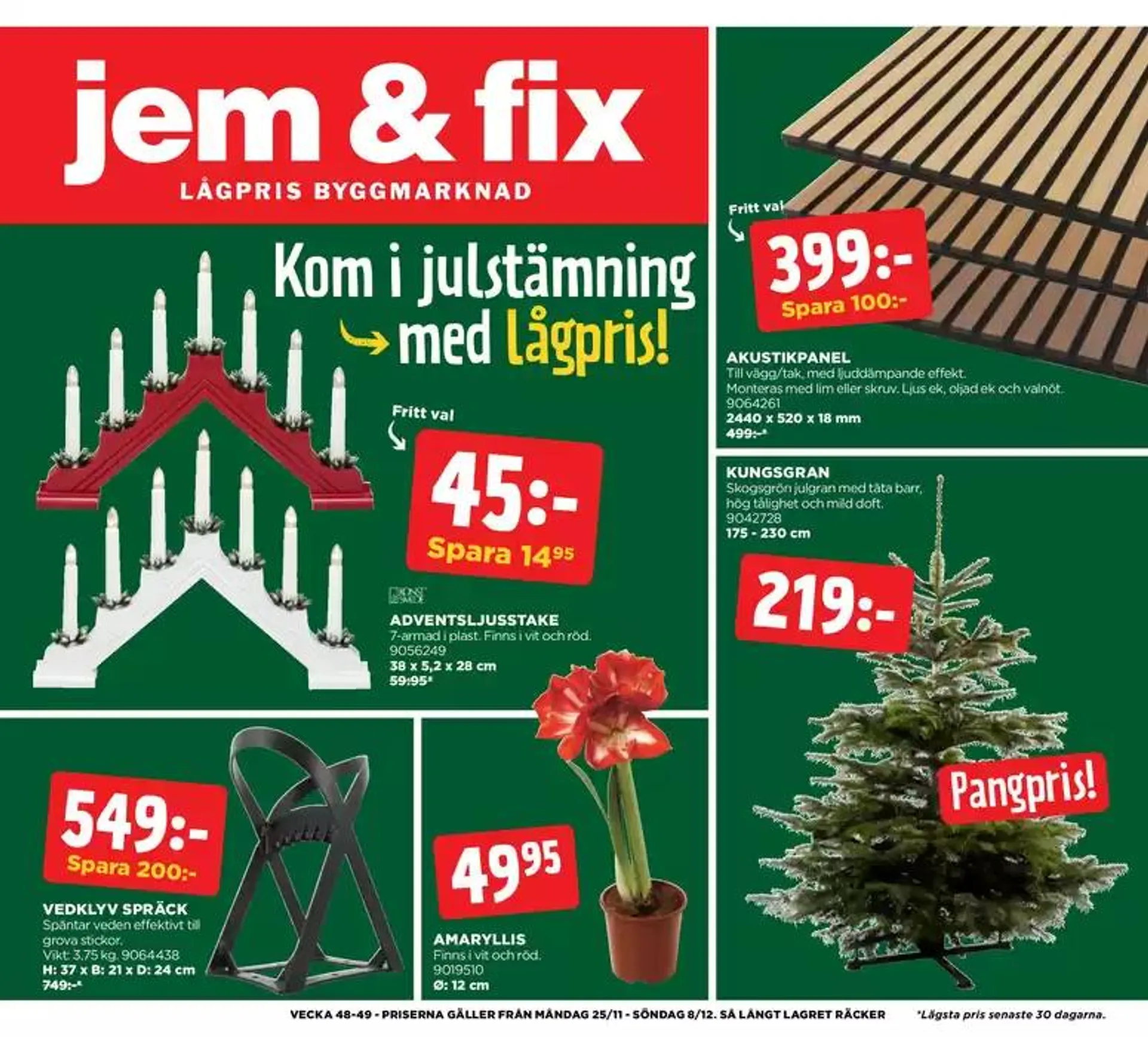 Jem&Fix reklamblad - 1