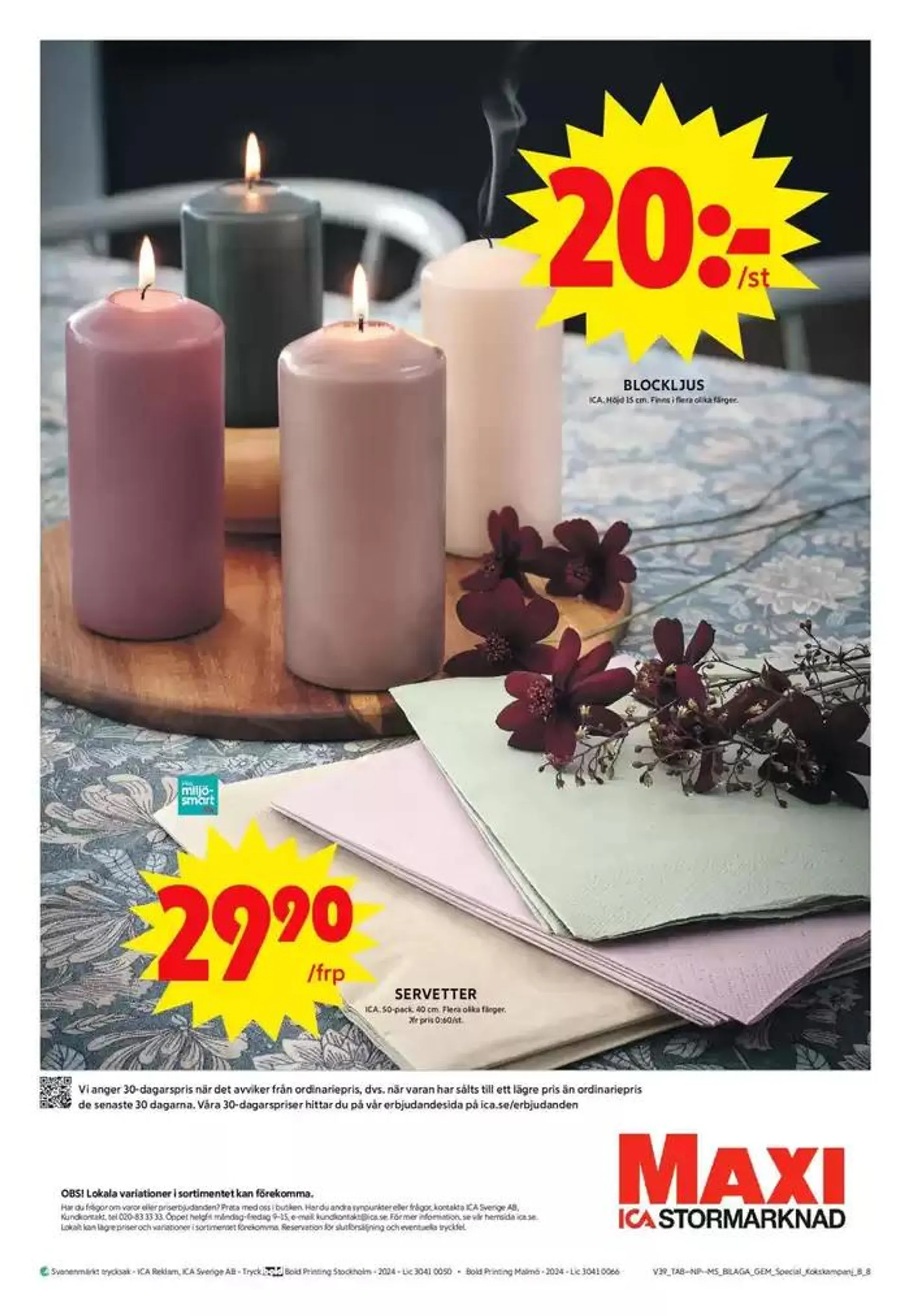 Fantastiskt erbjudande för alla kunder från 23 september till 7 oktober 2024 - Reklamblad sidor 16