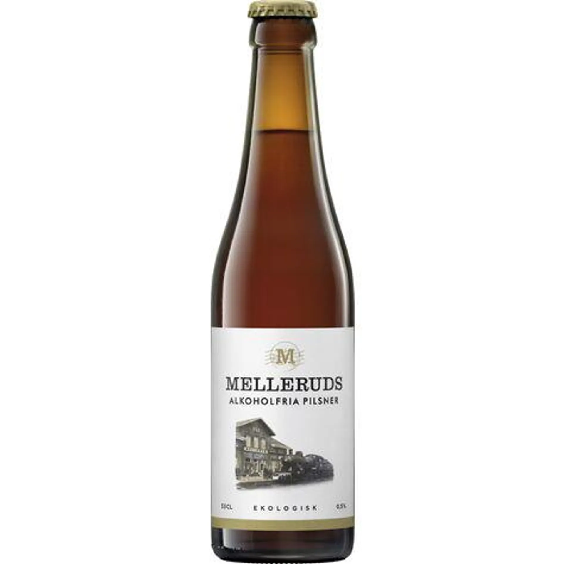 Melleruds Pilsner Eko 0,5% Alkfri Glas